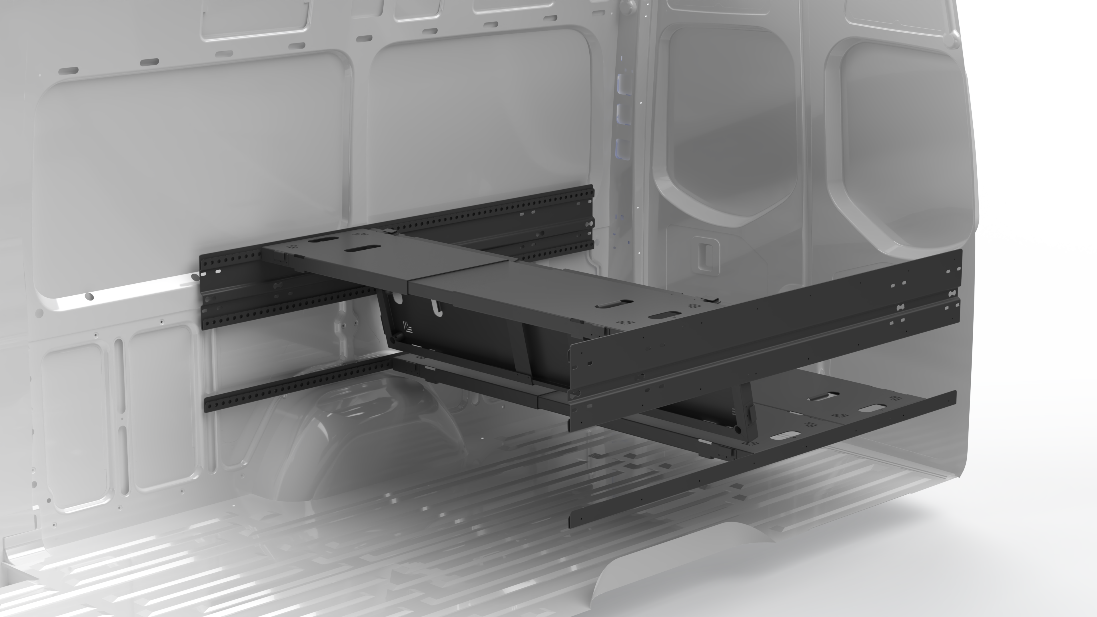 Van Wife Components 4 Panel Modular Bed System – Adjustable Van Bed & Multi-Function Platform