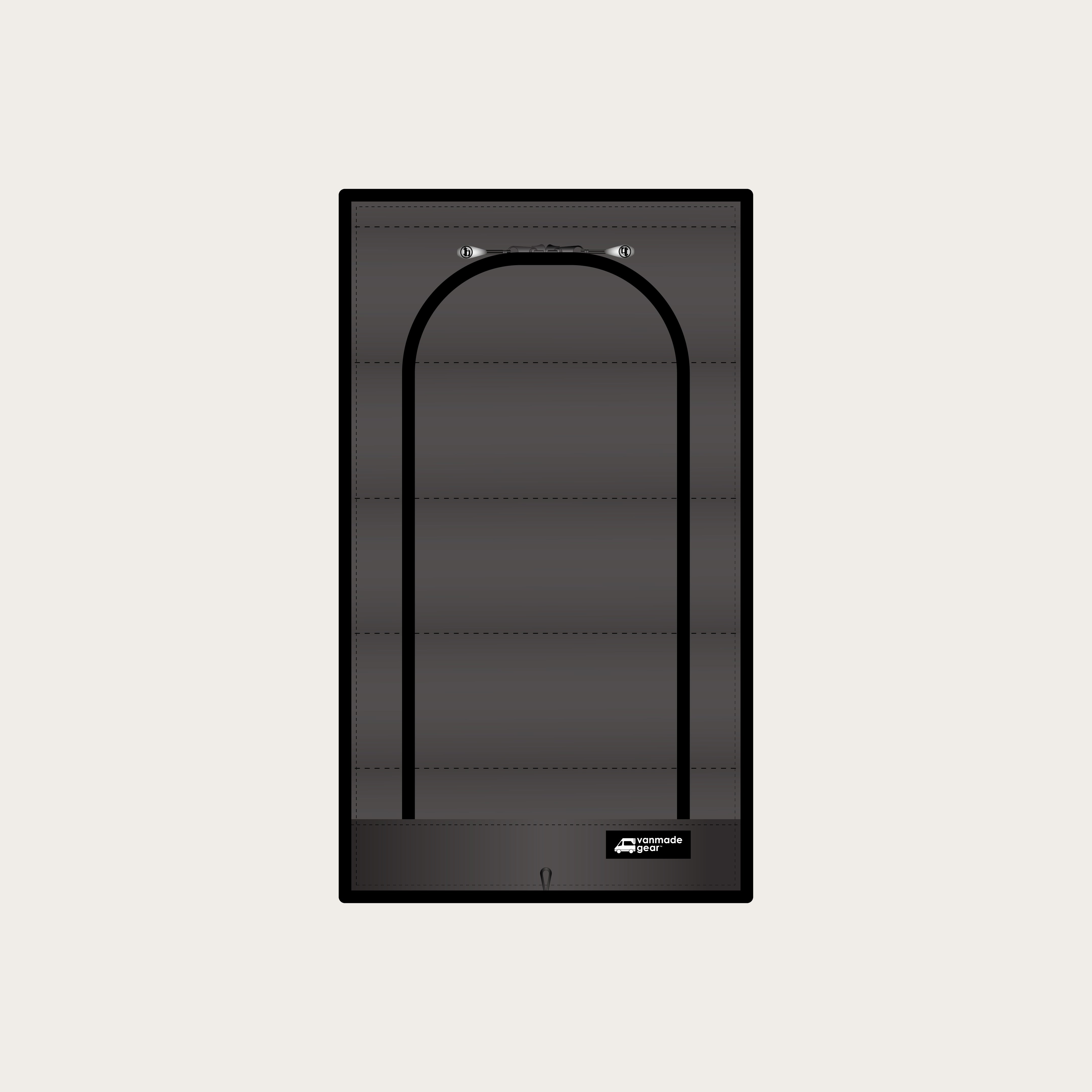 Transit Ekko - Bathroom Zipper Shade