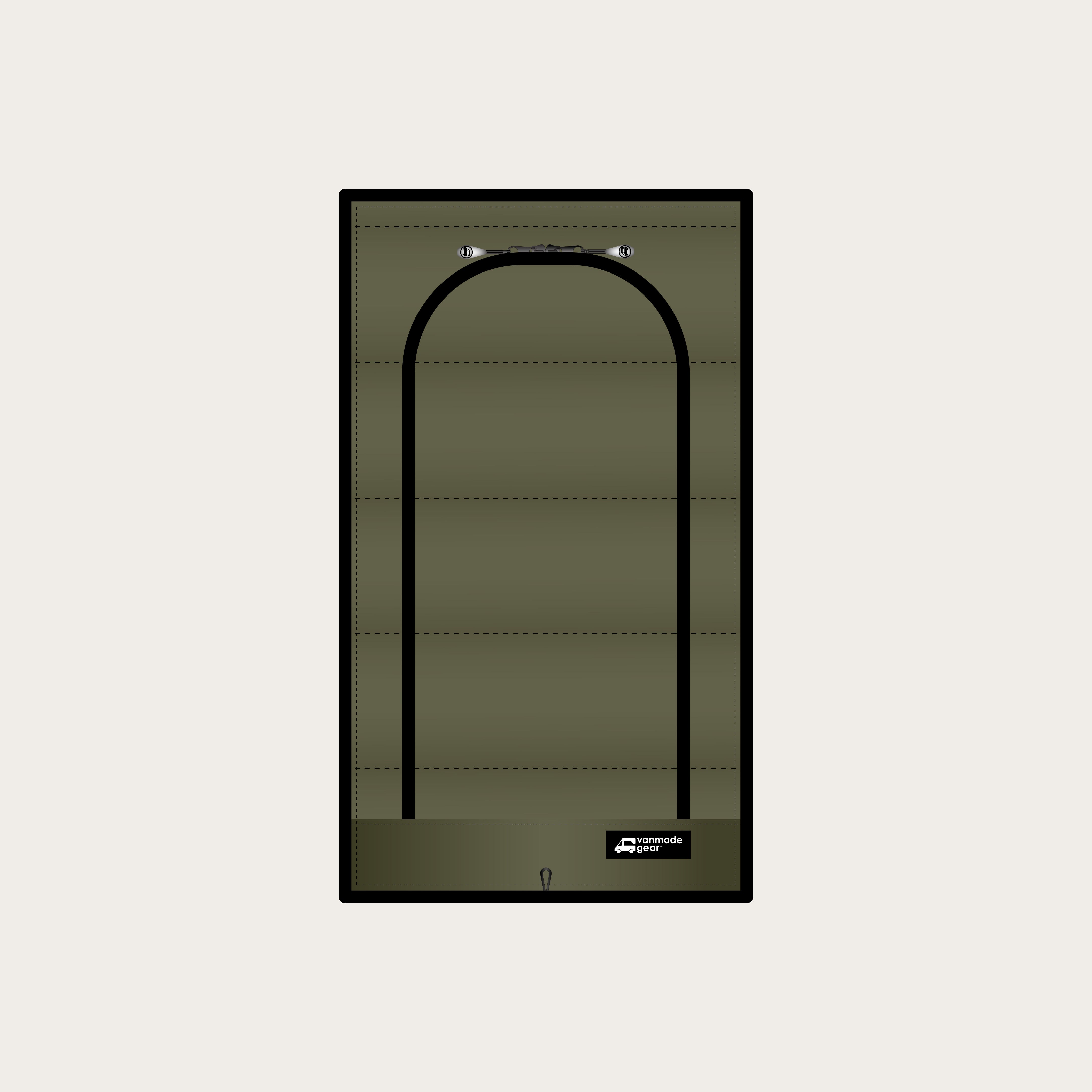 Sprinter Ekko - Bathroom Zipper Shade