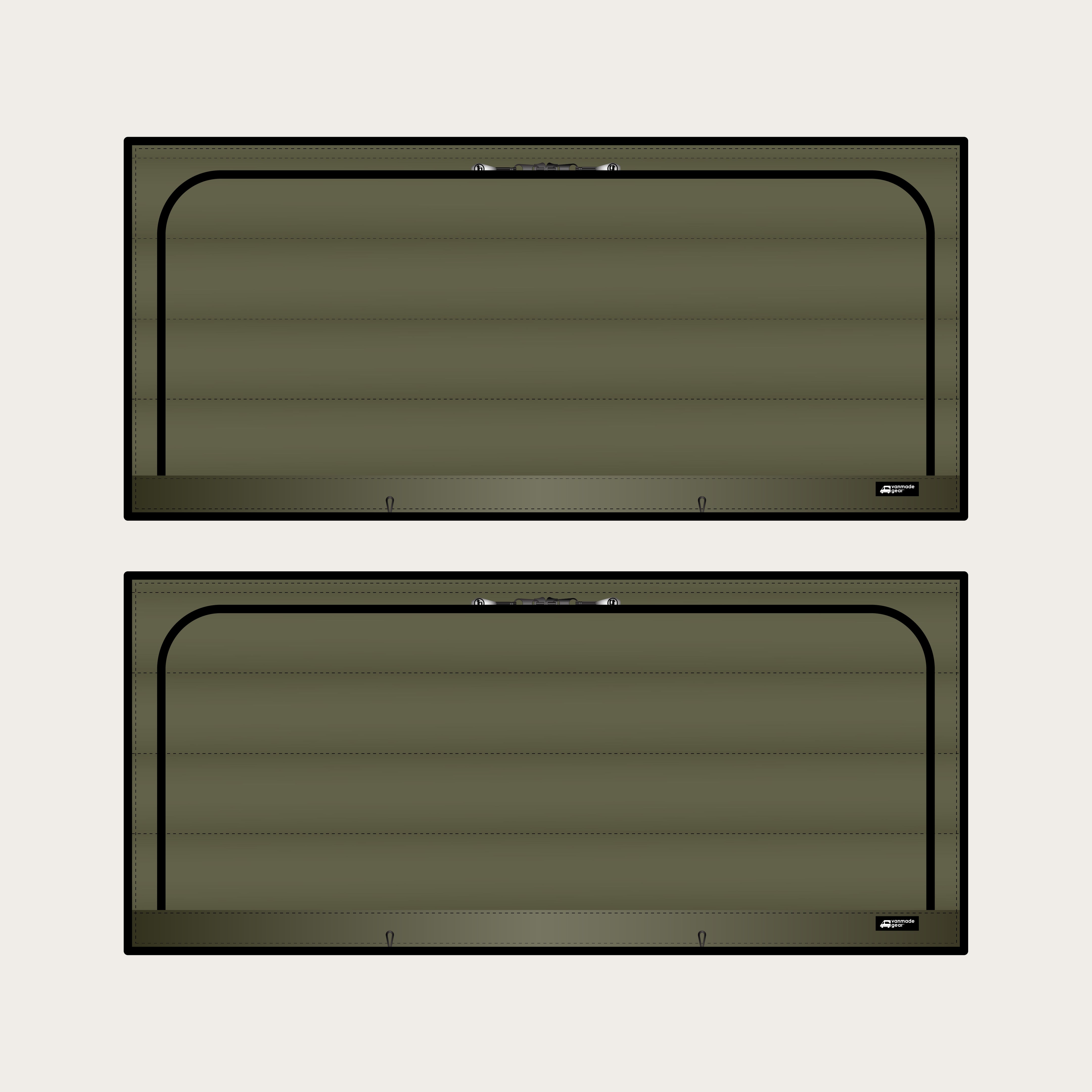 Transit Ekko - Bed Zipper Shade (Set)