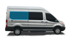 VanMade Gear Transit 148" Non-Extended Quarter Panel Shade (Passenger's Side) *MADE TO ORDER*