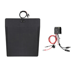 GMC_Sierra_2500HD_Lensun_100W_Hood_Flexible_Solar_Panel_2