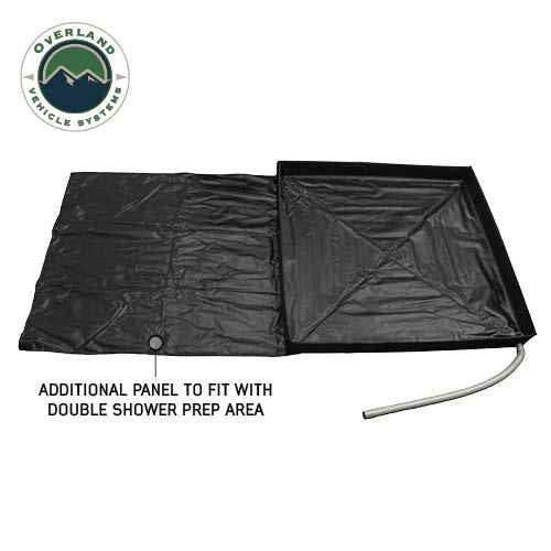 HD Nomadic Shower - Double Shower Floor Basin Side