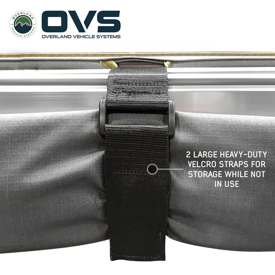 OVS HD Nomadic 270 Degree Awning – Passenger Side, Dark Grey with Black Travel Cover- Expected April 1, 2026