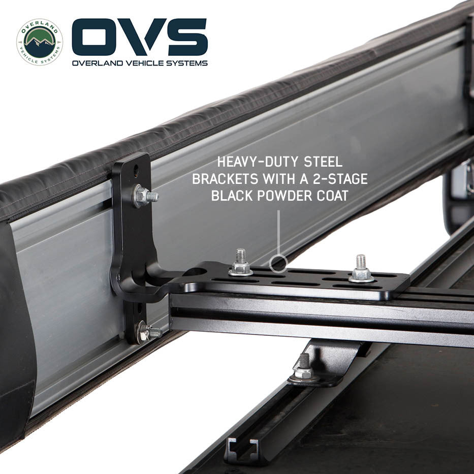 OVS HD Nomadic 270 Degree Awning – Passenger Side, Dark Grey with Black Travel Cover- Expected April 1, 2026