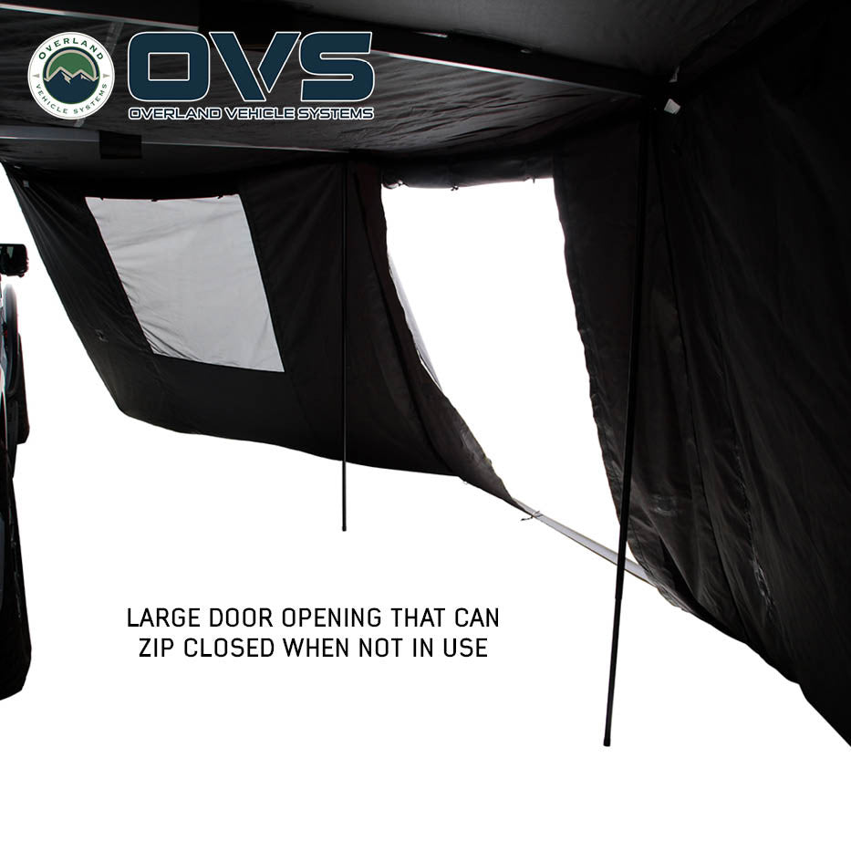 OVS HD Nomadic 270° Awning Walls – Dark Grey with Storage Bag (Universal Fit)