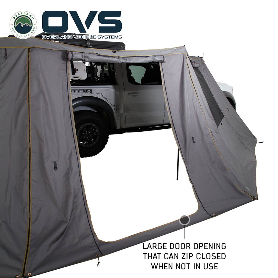 OVS HD Nomadic 270° Awning Walls – Dark Grey with Storage Bag (Universal Fit)