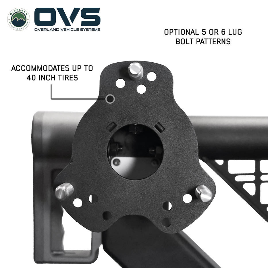 Pivot Off-Road Hitch Tire Carrier Bolt Pattern
