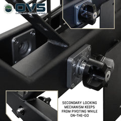 Pivot Off-Road Hitch Tire Carrier Secondary Lock
