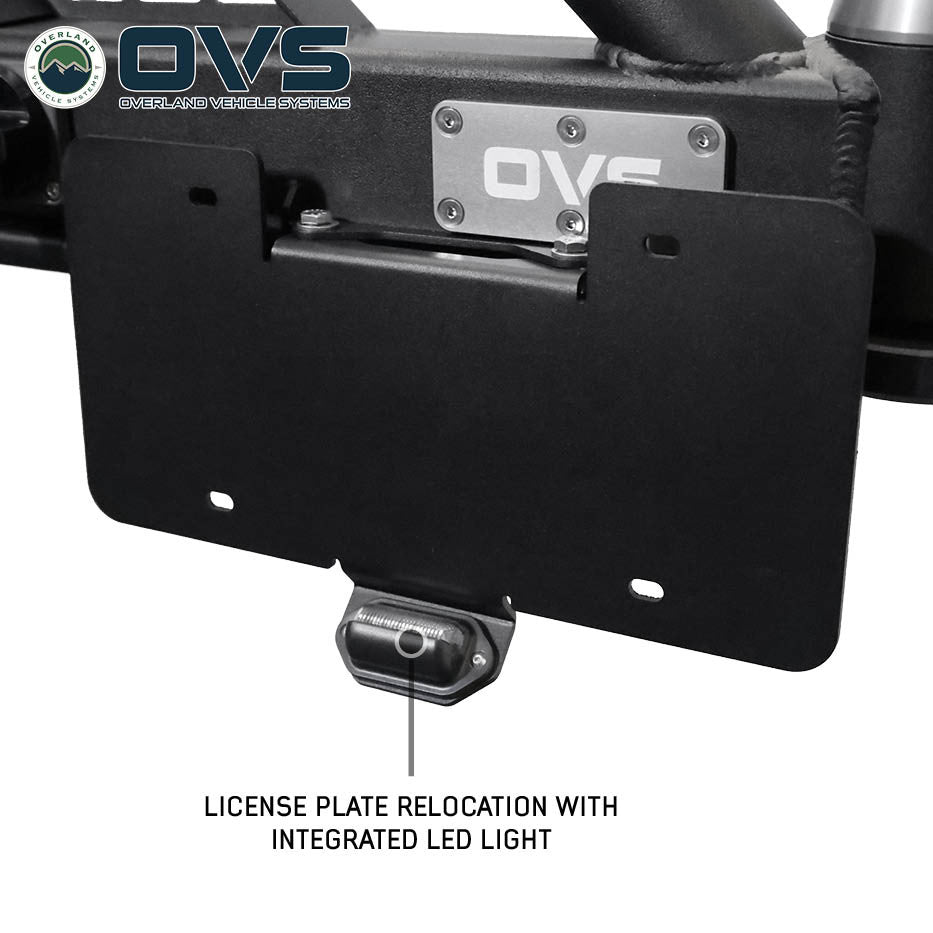 Pivot Off-Road Hitch Tire Carrier License Plate