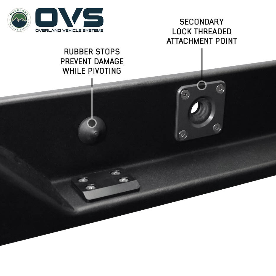 Pivot Off-Road Hitch Tire Carrier Rubber Stops