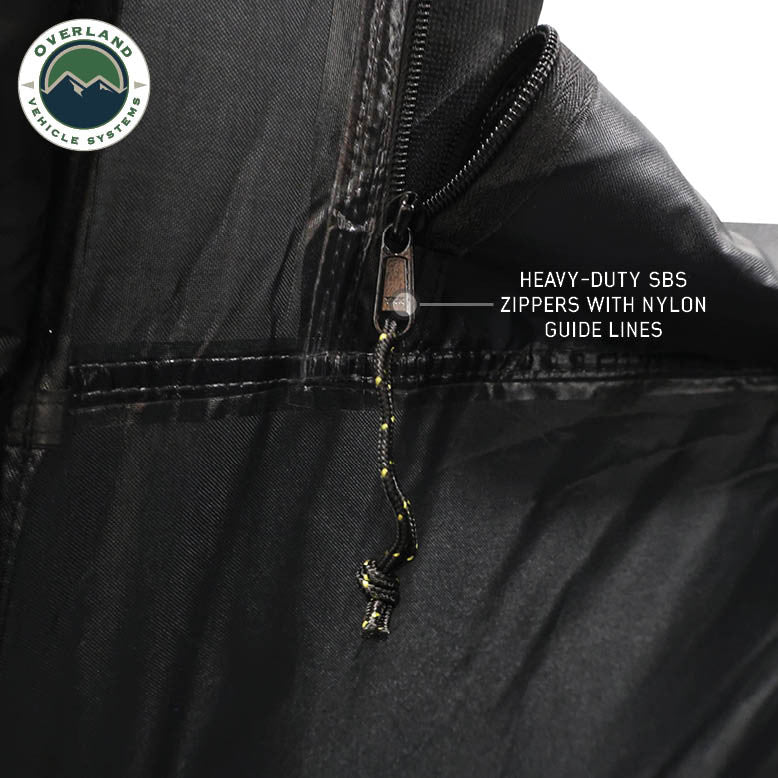 Hub Centric Ground Tent - Black Body & Grey Rainfly Zipper