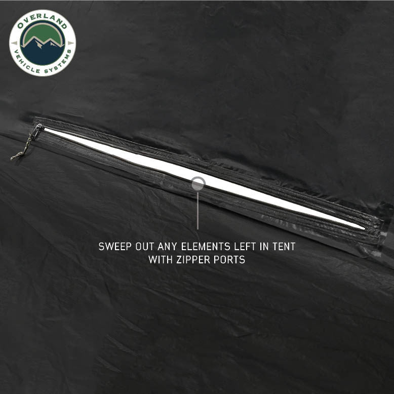 Hub Centric Ground Tent - Black Body & Grey Rainfly Sweep Slip