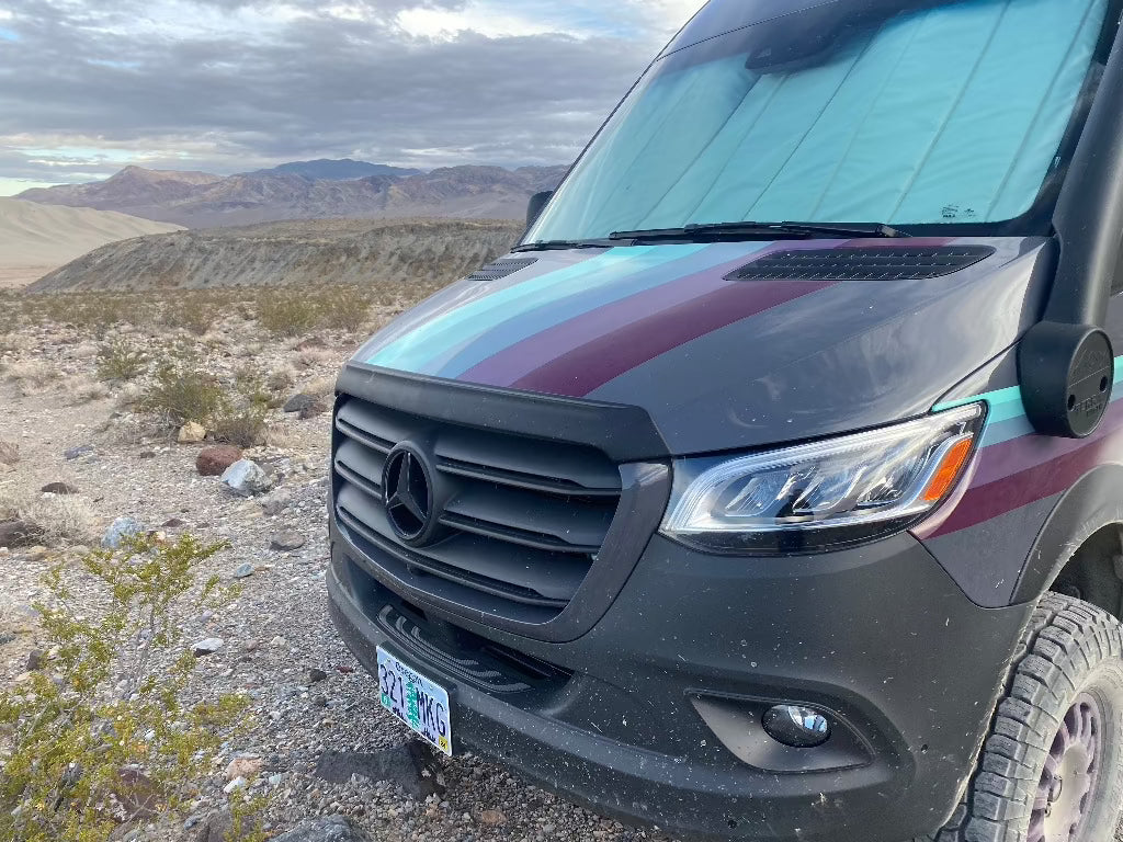 Aero Hood Spoiler for Mercedes Sprinter 907 (2019–2026+) – Hood Paint Protection & Debris Deflector
