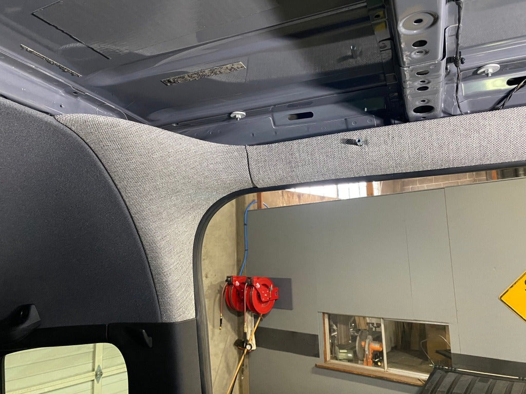 Tidy Trim Front Interior Finishing Kit for Mercedes Sprinter High Roof Vans 906/907 – Segmented Window Trim (Compact Shipping)