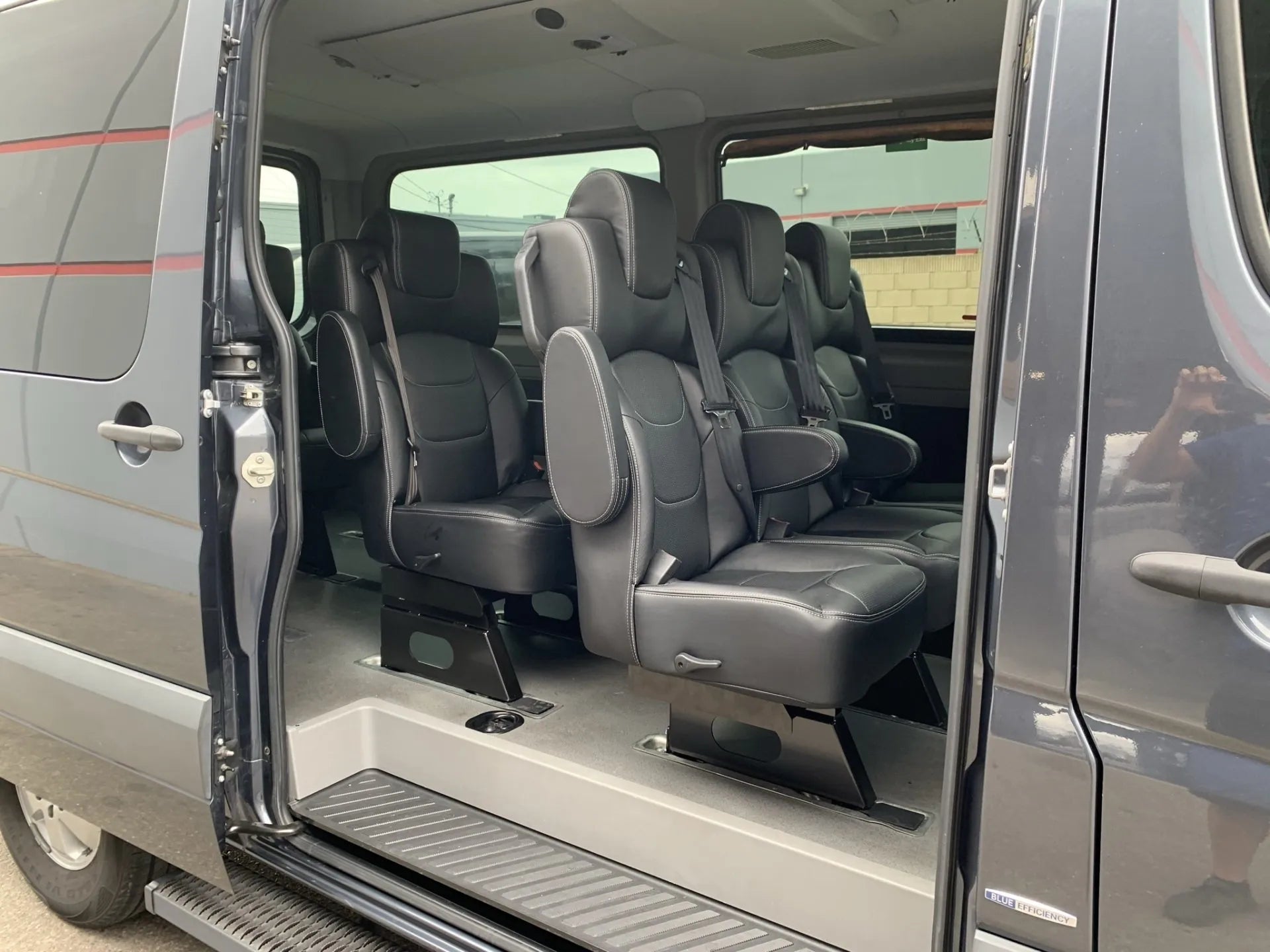 JMG Systems Sprinter Bolt-On Seat – OEM Track Compatible