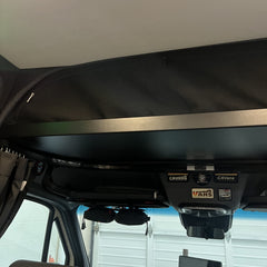 Van Wife Components 2019+ Sprinter Headliner Shelf – No Curtain Rod (Powder Coated Aluminum)