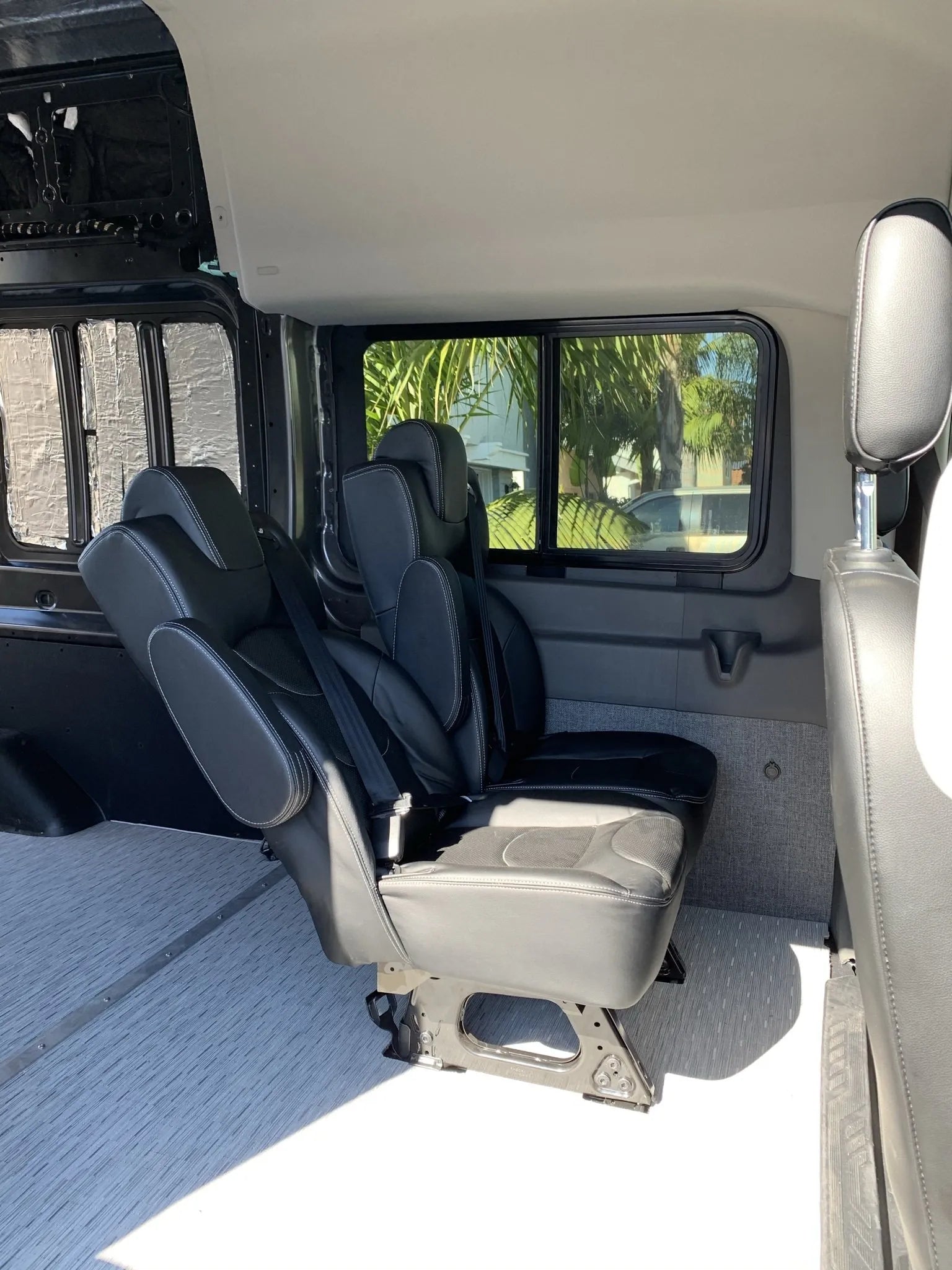 JMG Systems Ford Transit Bolt-On Seat – OEM Track Compatible