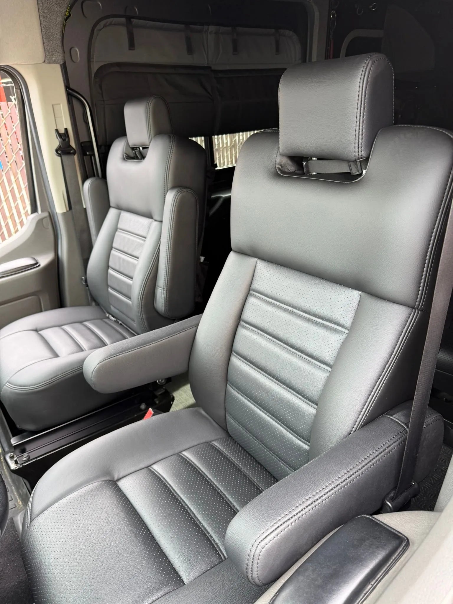 Ford Transit Front Seats – JMG “Cruiser” Captain Chairs