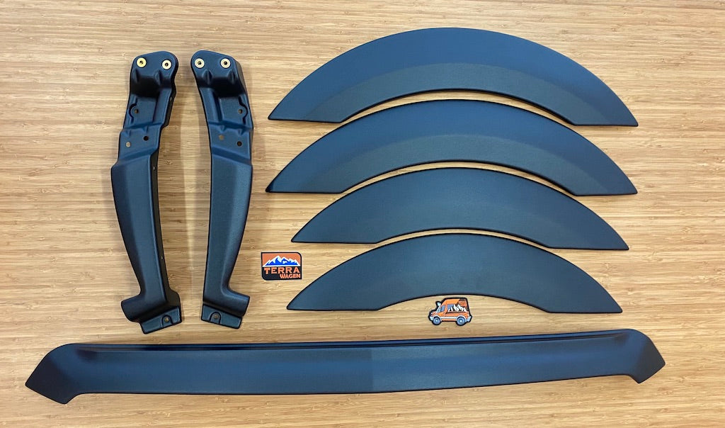 Sprinter 907 Exterior Protection Bundle (2019–2024) – Hood Spoiler, Fender Armor & Mondo Mudguards