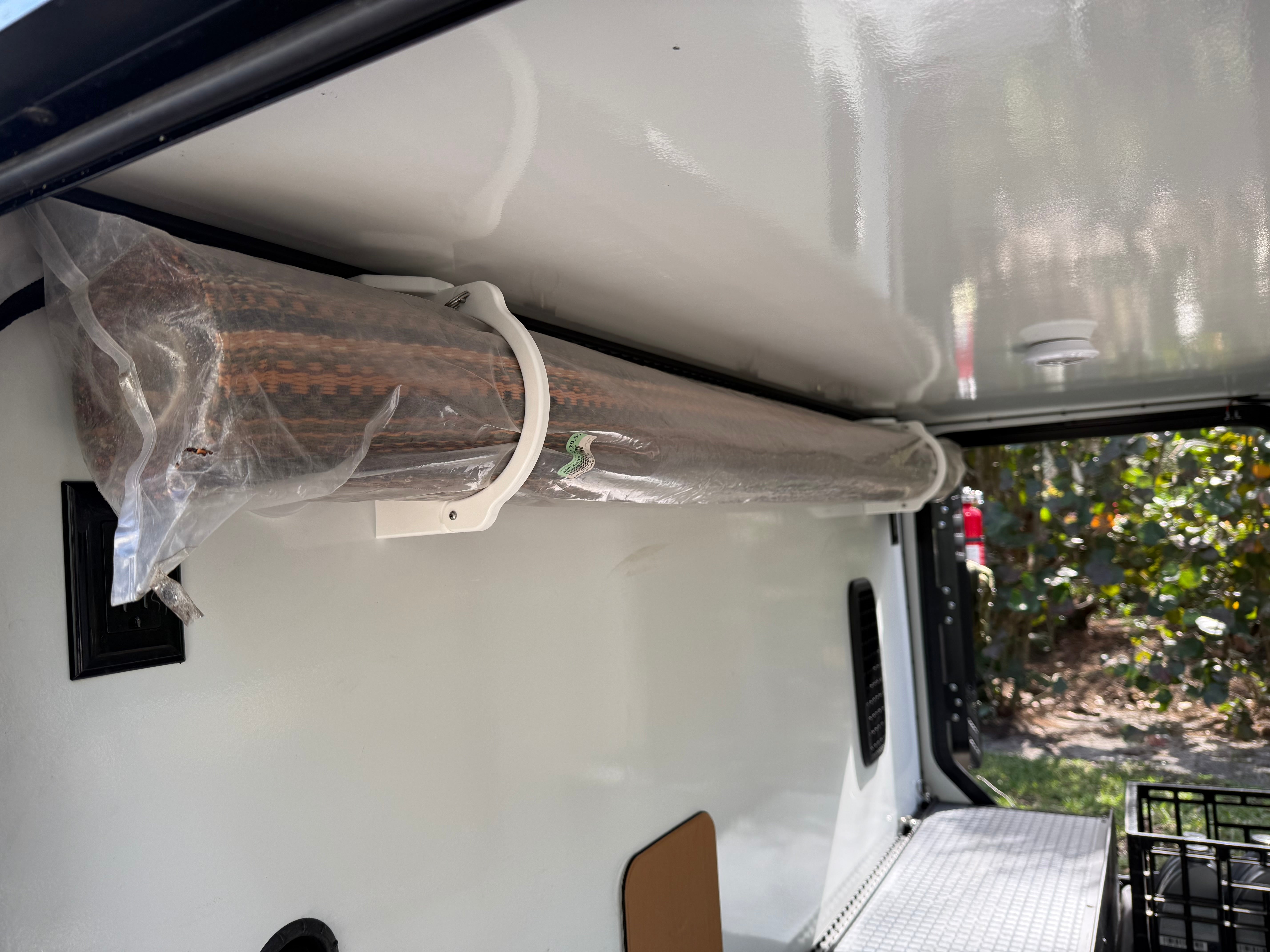 EKKO Carpet Holder Set – L-Track Storage Mount for Winnebago EKKO Rear Compartment