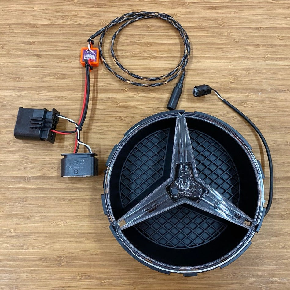 LED Grille Emblem for Mercedes Sprinter 907 – Illuminated Star for Chrome Grille (2019+)
