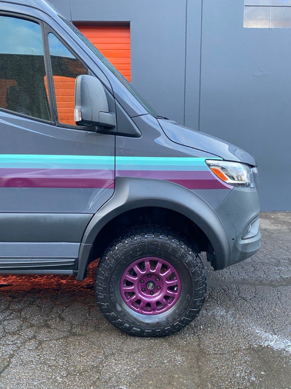 Terrawagen Desert Defender Classic Fender Flares – Rounded Rear Arch for 2019–2025 Mercedes Sprinter
