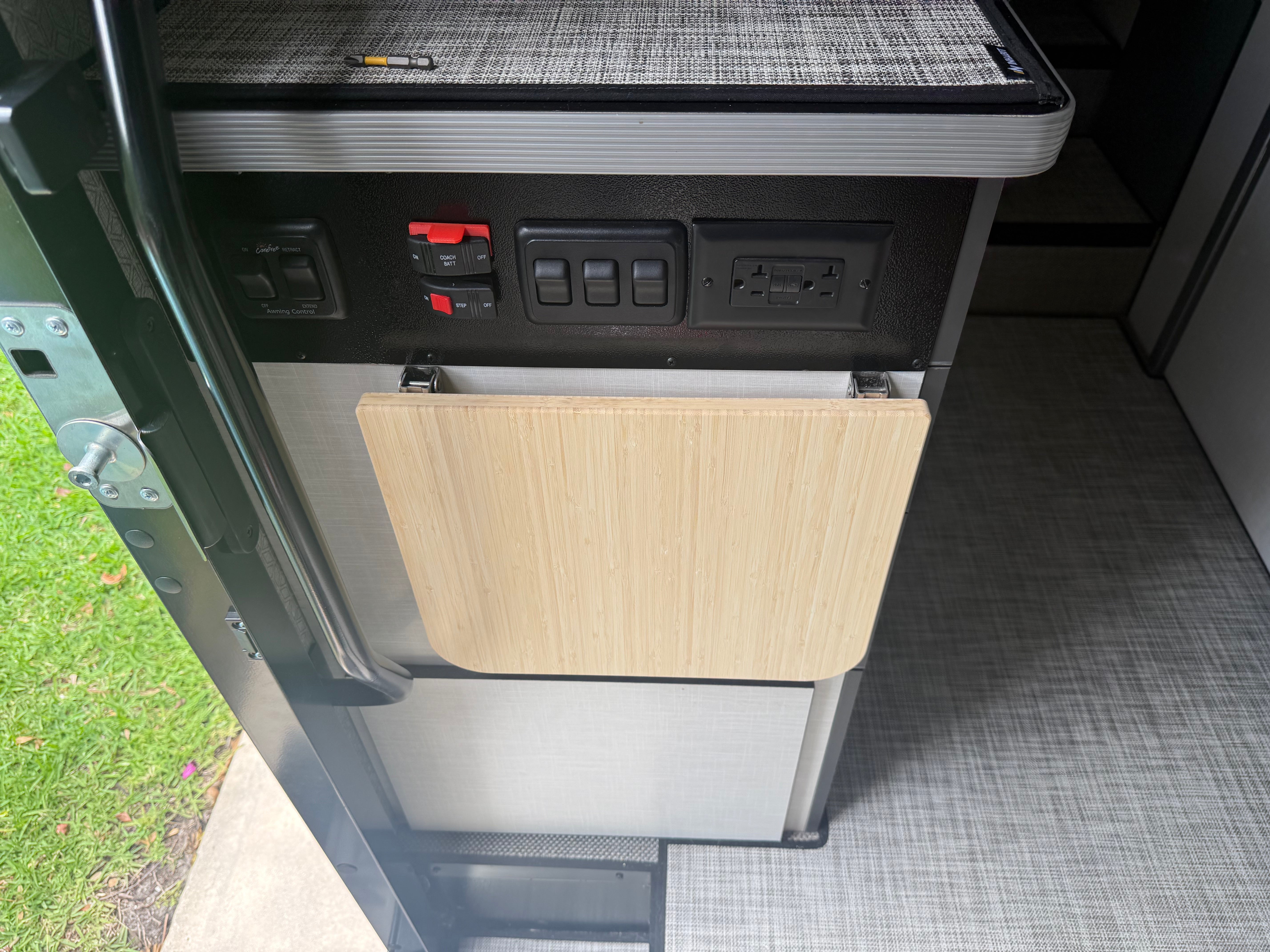 Grip Turf Natural Bamboo Countertop Extension – Fold-Up, DIY Friendly