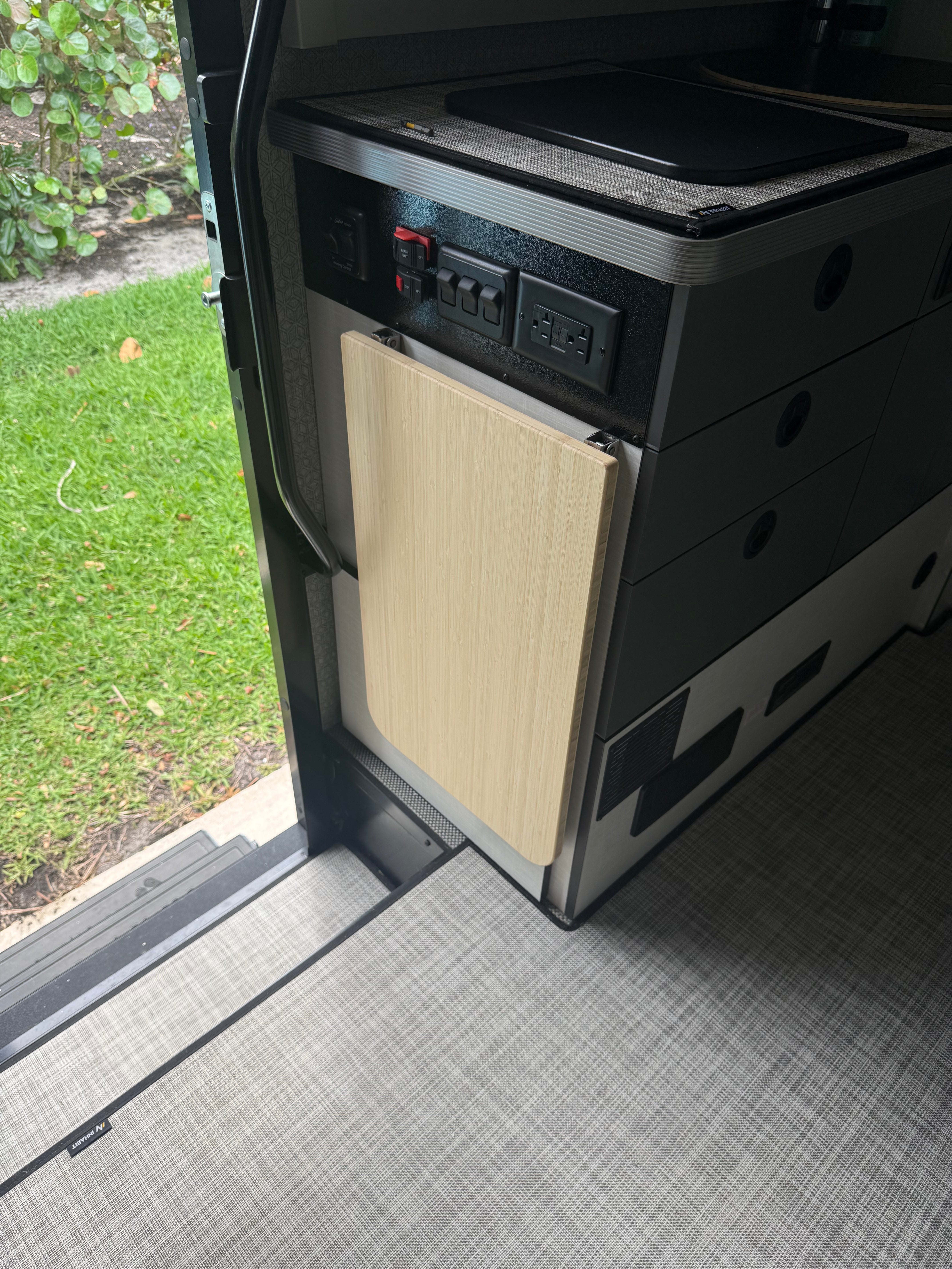 Grip Turf Natural Bamboo Countertop Extension – Fold-Up, DIY Friendly