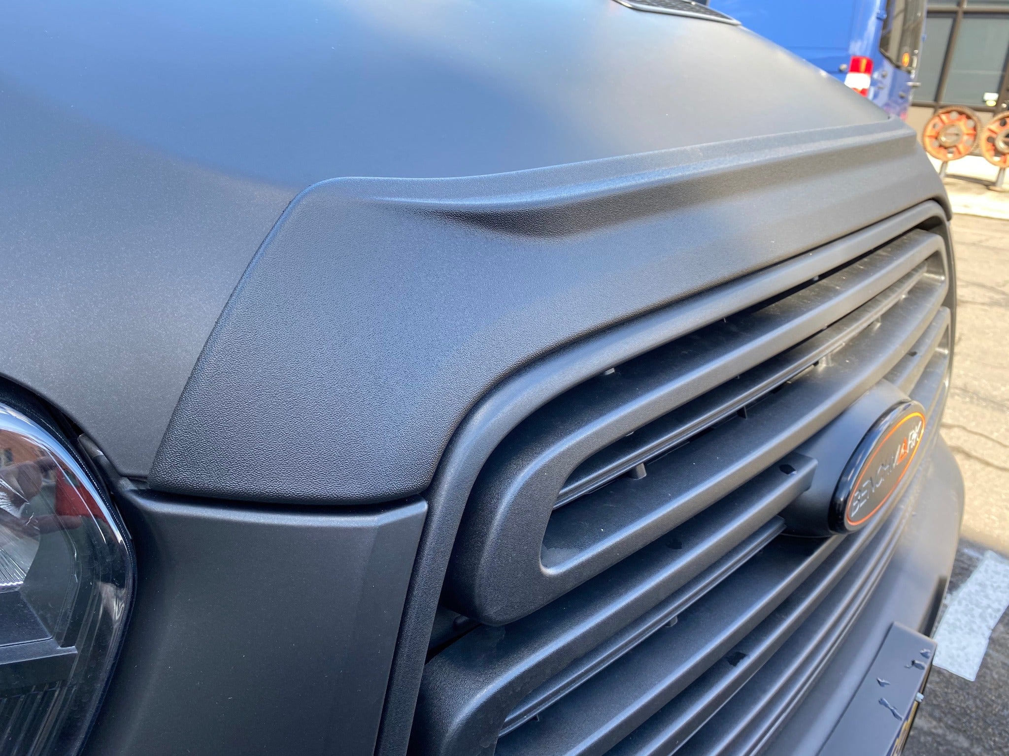 Aero Hood Spoiler for Ford Transit (2015–2020) – Hood Paint Protection & Debris Deflector