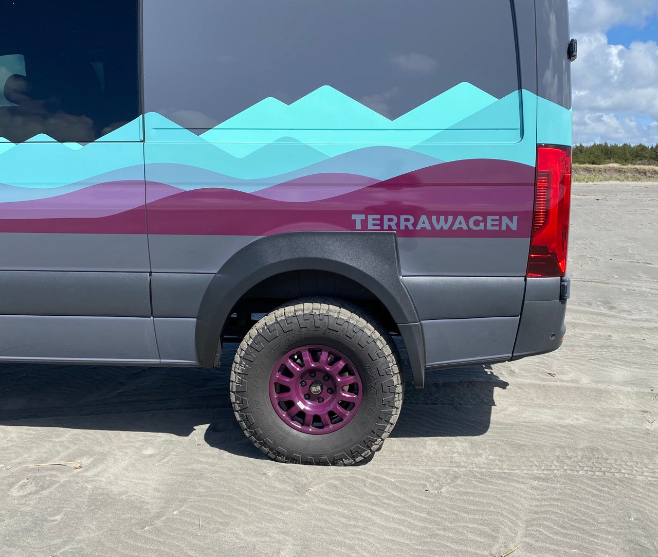 Desert Defender Fender Flares – Maximum Tire Clearance for Mercedes Sprinter 907 (2019–2024)