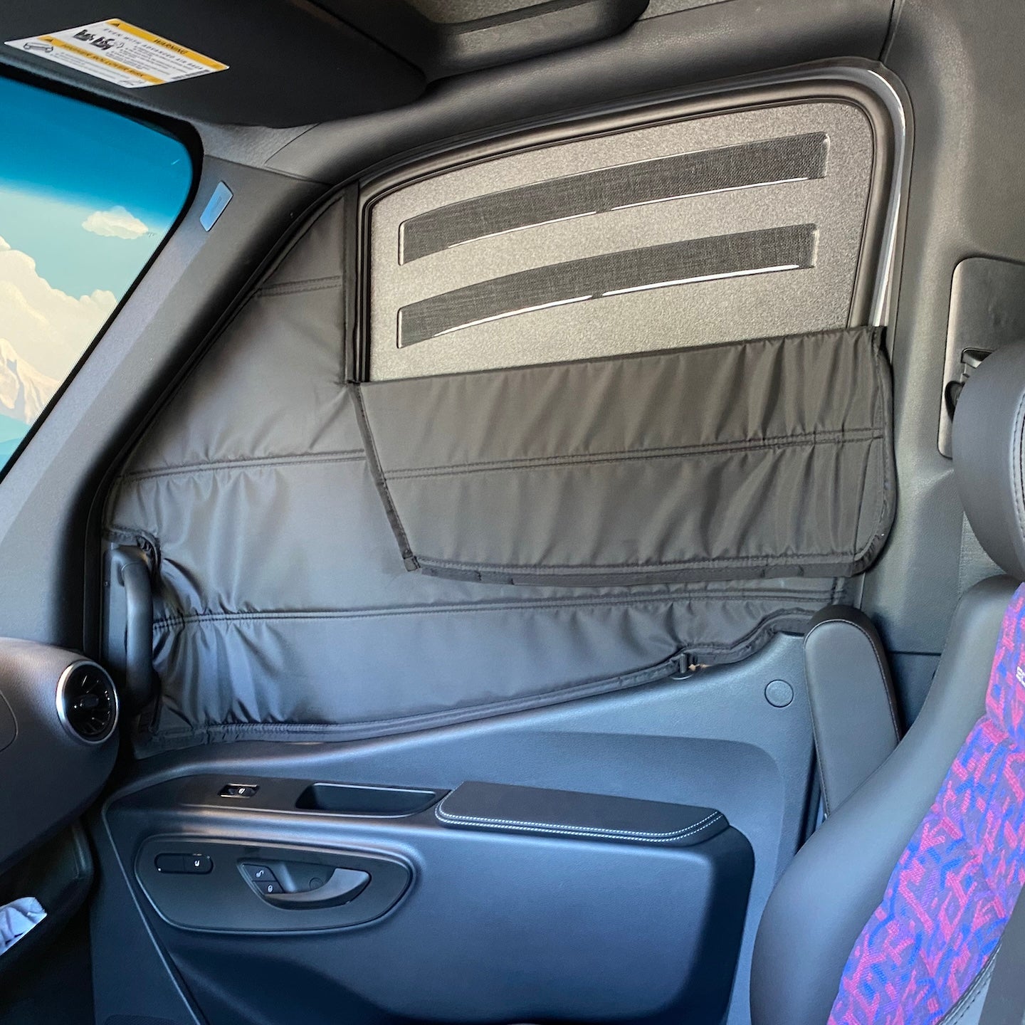 Reversa-Vent Window Shade for Sprinter & Transit Vans – Compatible with EcoFlow & Bug Barrier