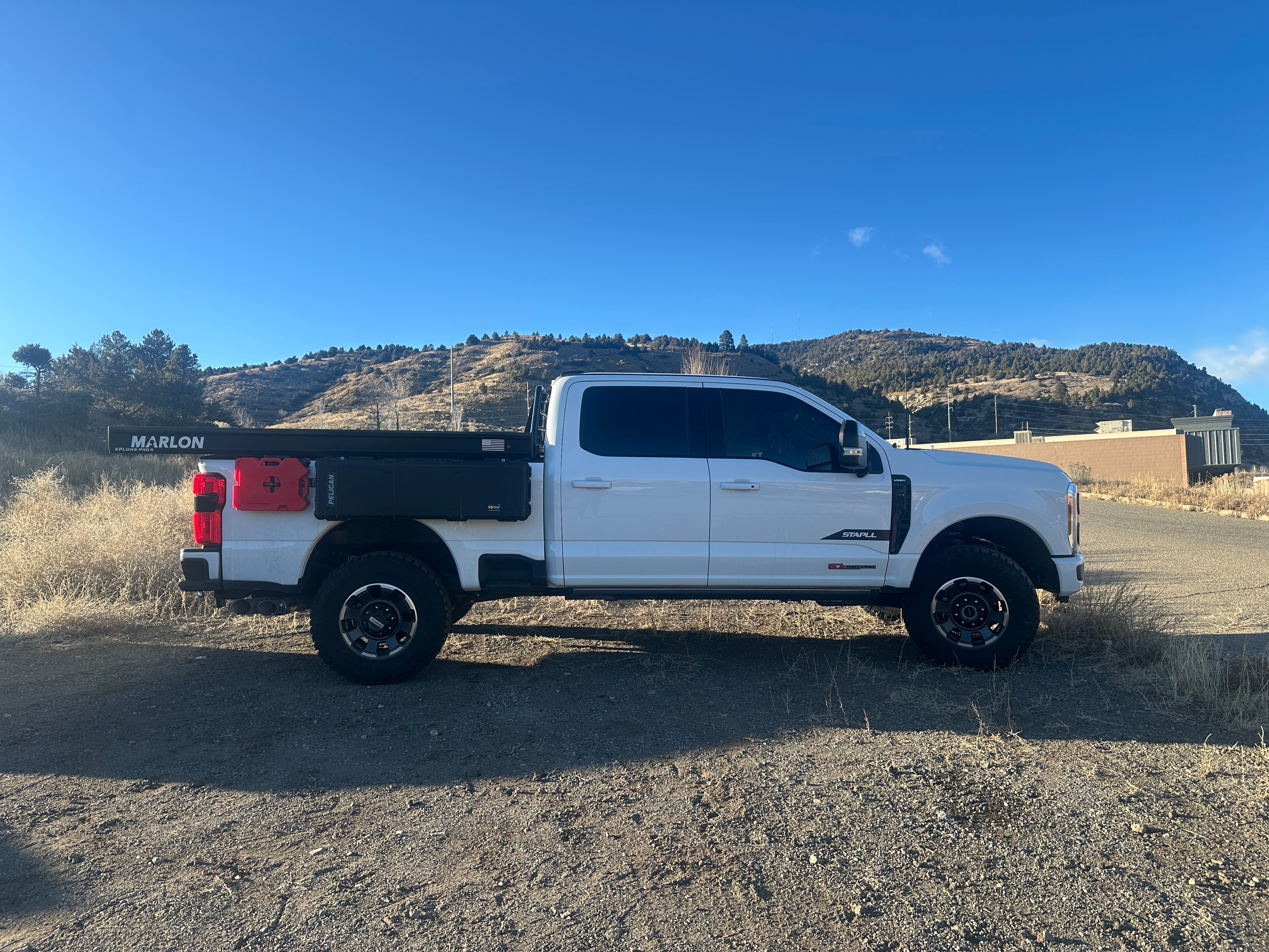 6" x 13" Fender Rack by STAPLL | MOLLE Mount Bracket for Truck Bed Accessories