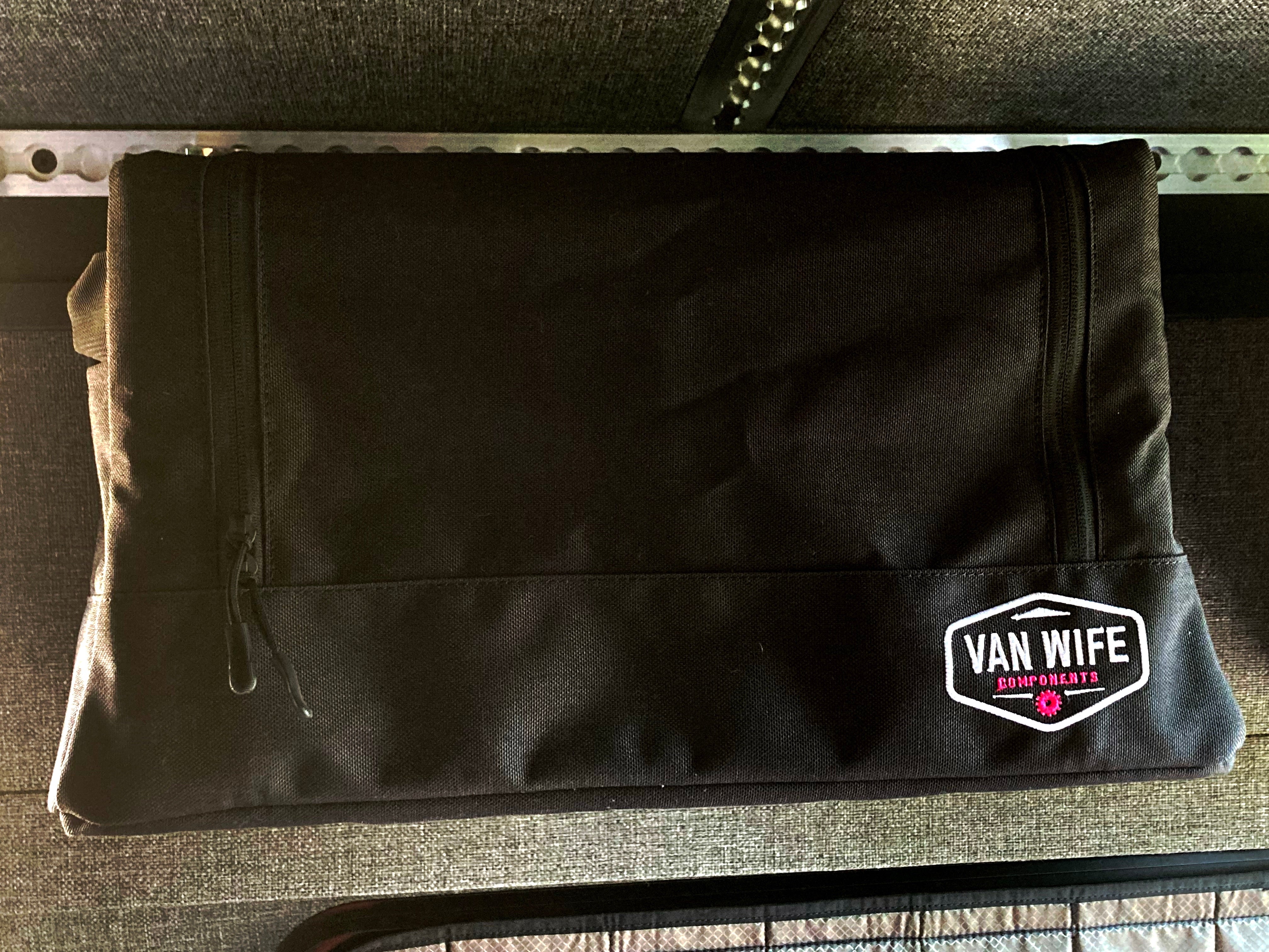 Van Wife Components 18" Hanging Storage Bag – Medium Overland Van Organizer