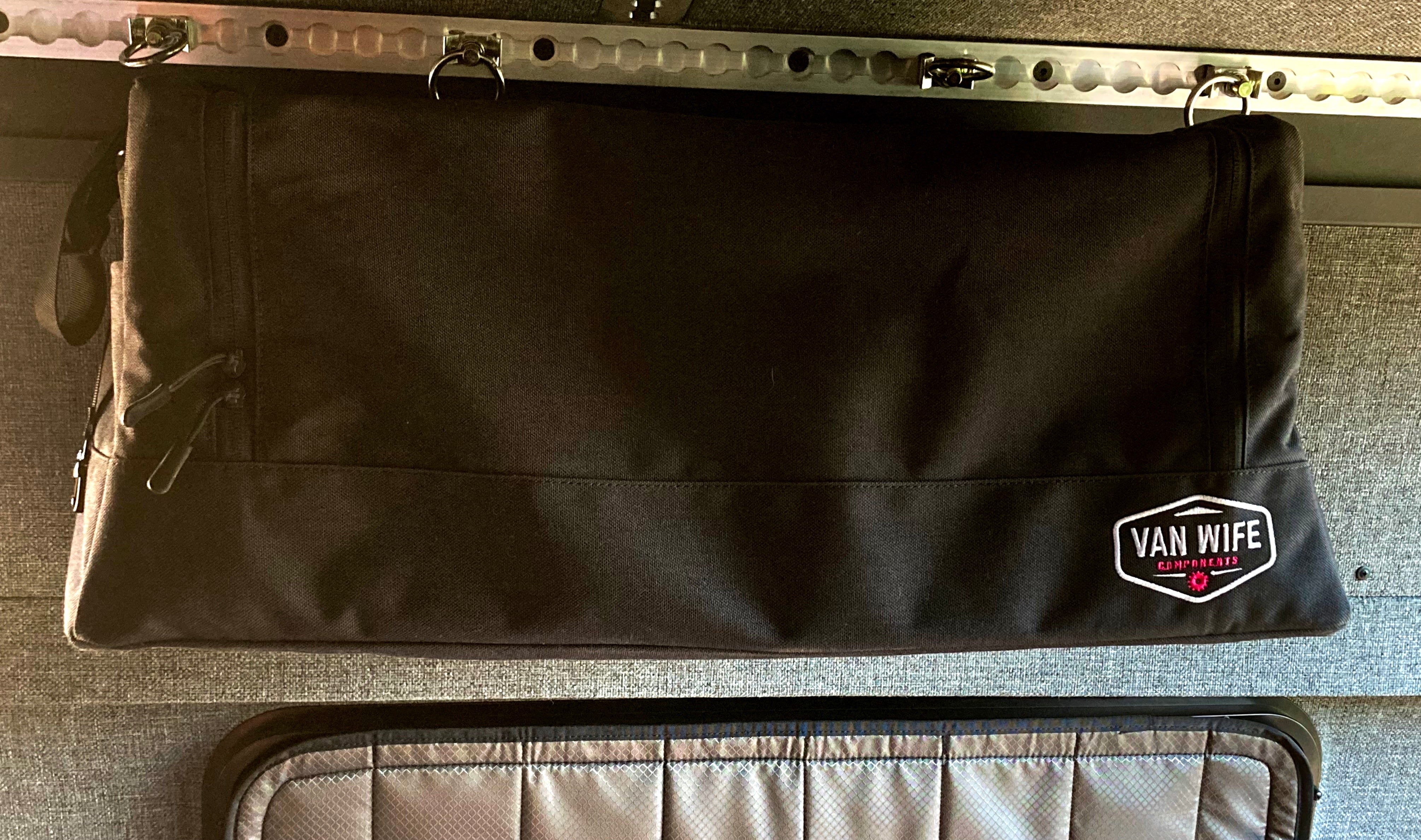 Van Wife Components 24" Hanging Storage Bag – Large Overland Van Organizer