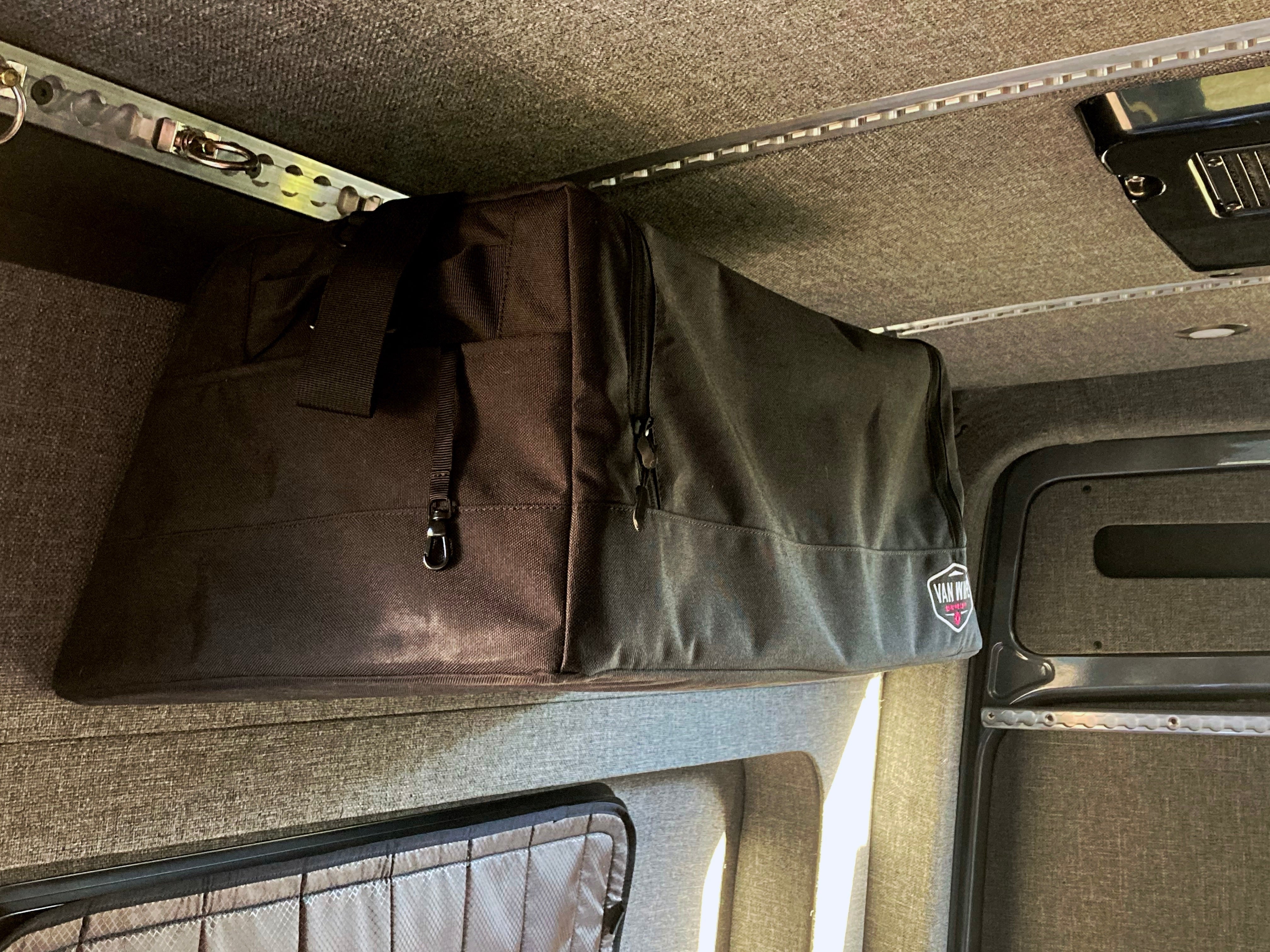 Van Wife Components 24" Hanging Storage Bag – Large Overland Van Organizer