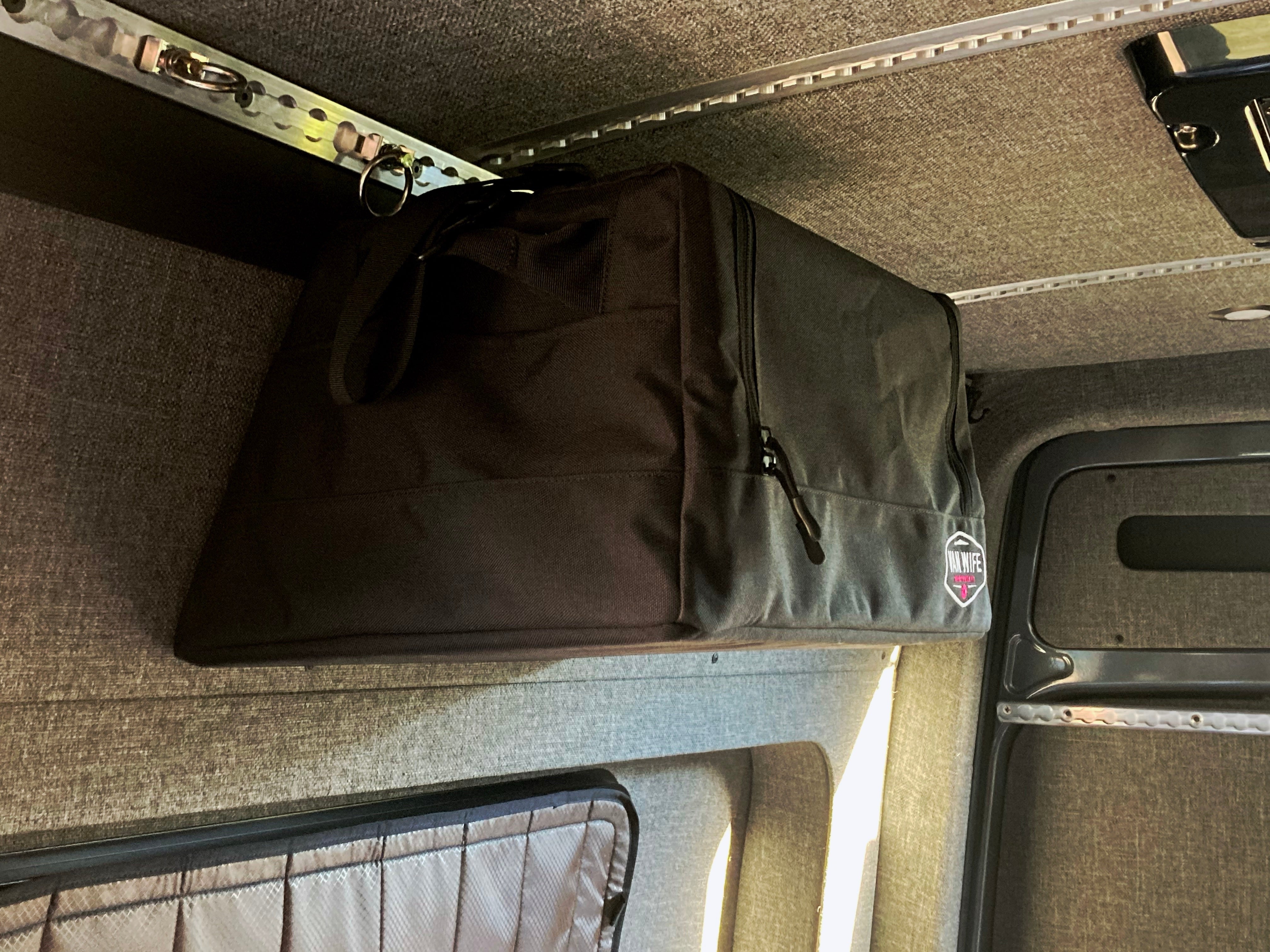 Van Wife Components 18" Hanging Storage Bag – Medium Overland Van Organizer