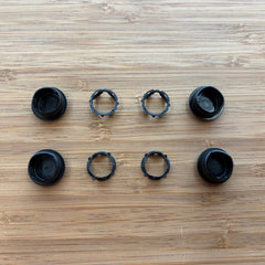 Mercedes Sprinter Grab Handle Plugs with Metal Inserts – 4 Pack Black