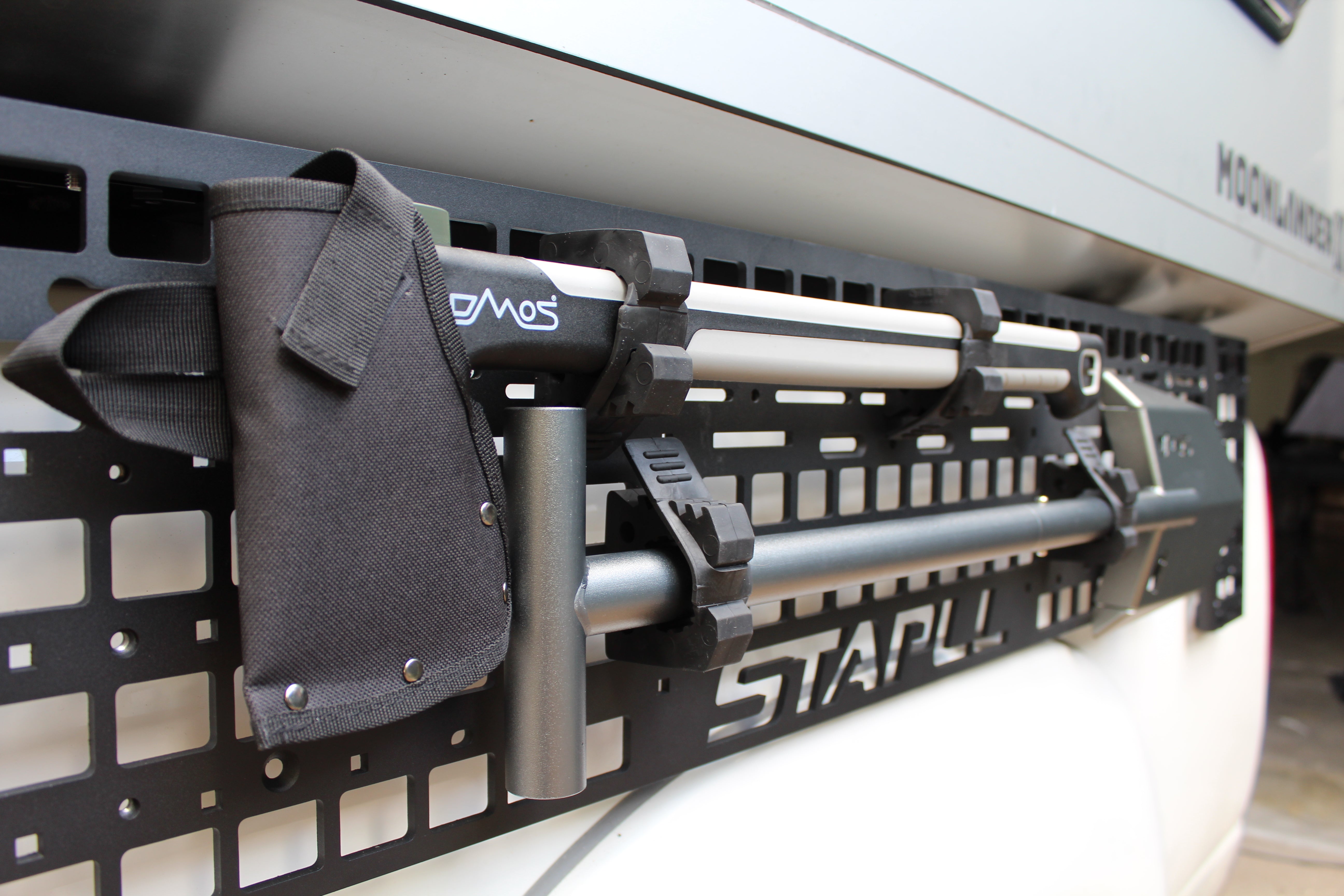 48" x 10" Fender Rack by STAPLL | Full-Length MOLLE Panel for Truck Bed Gear Mounting