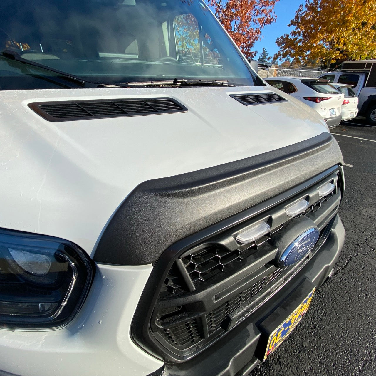 Ford Transit Aero Hood Spoiler – Paint Protection Deflector (2021+)