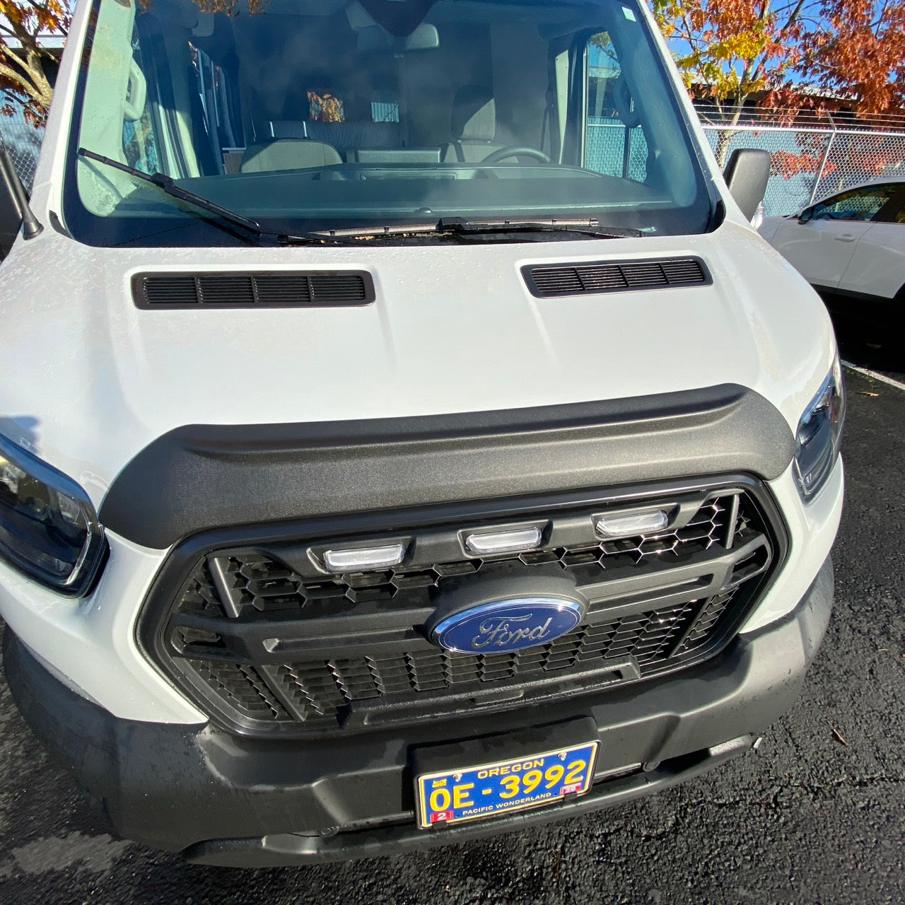 Ford Transit Aero Hood Spoiler – Paint Protection Deflector (2021+)