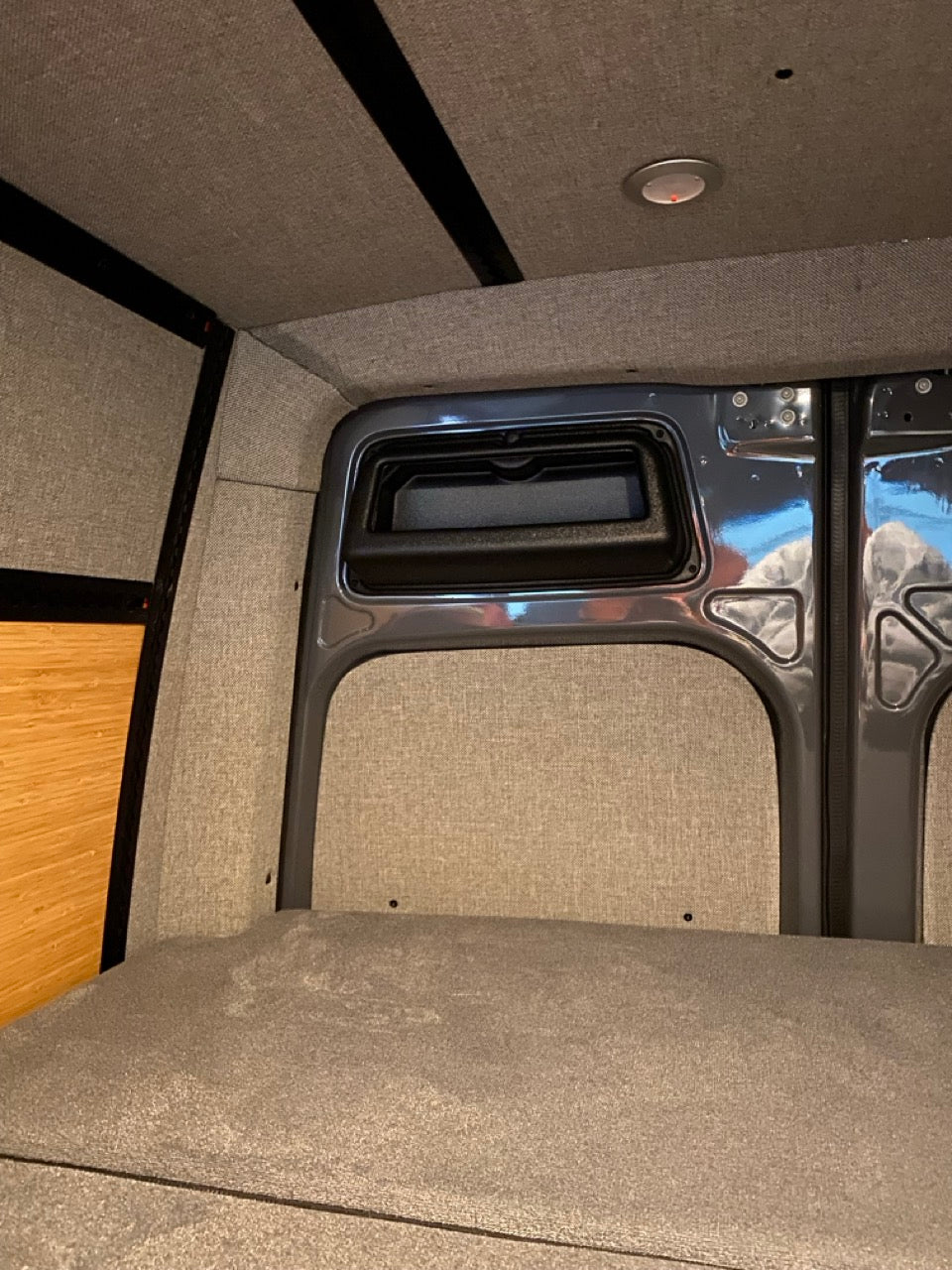 Terrawagen Upper Cubby Storage Bin – Rear Door Organizer for Mercedes Sprinter (2007–2026+)