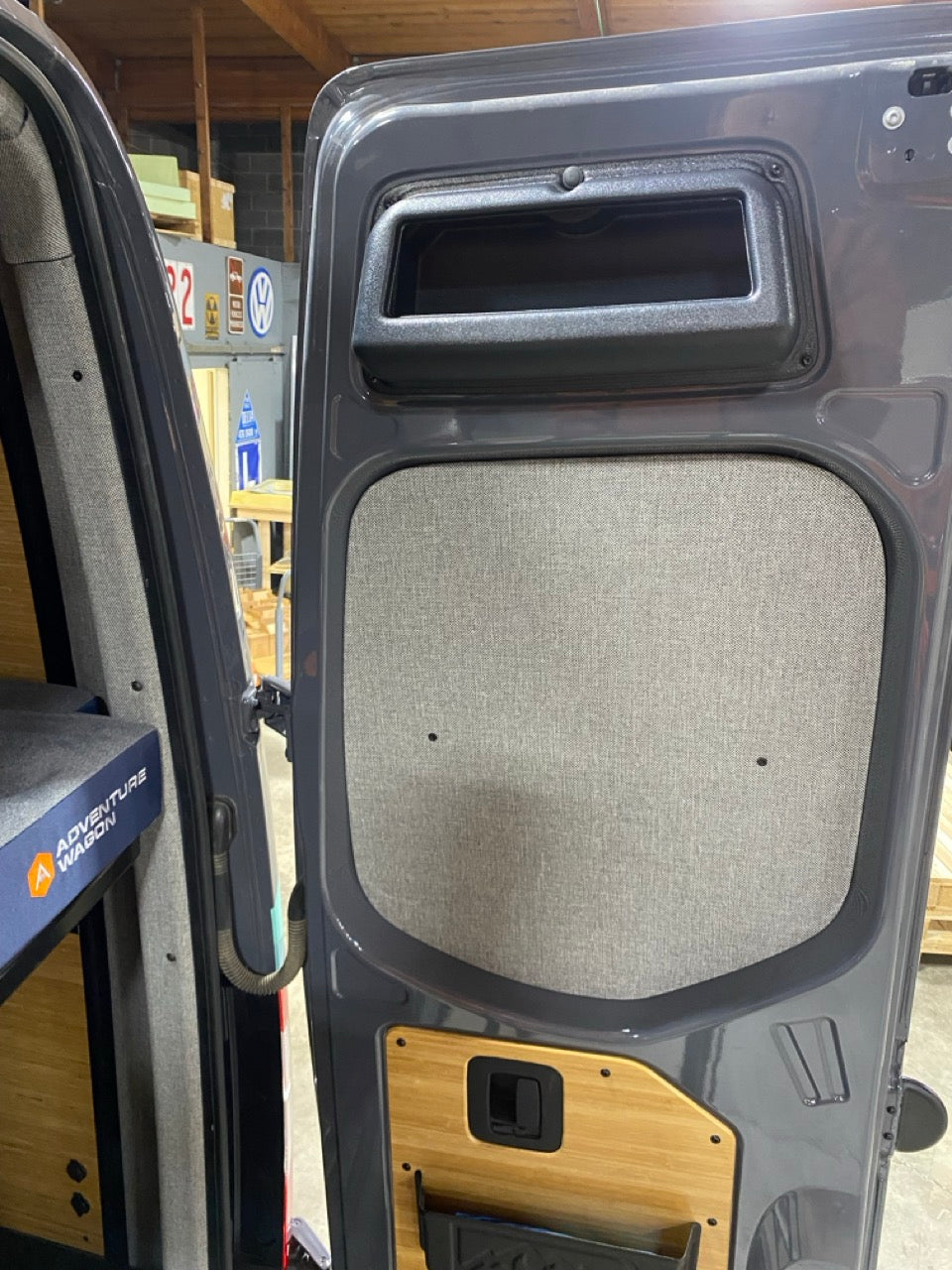 Terrawagen Upper Cubby Storage Bin – Rear Door Organizer for Mercedes Sprinter (2007–2026+)