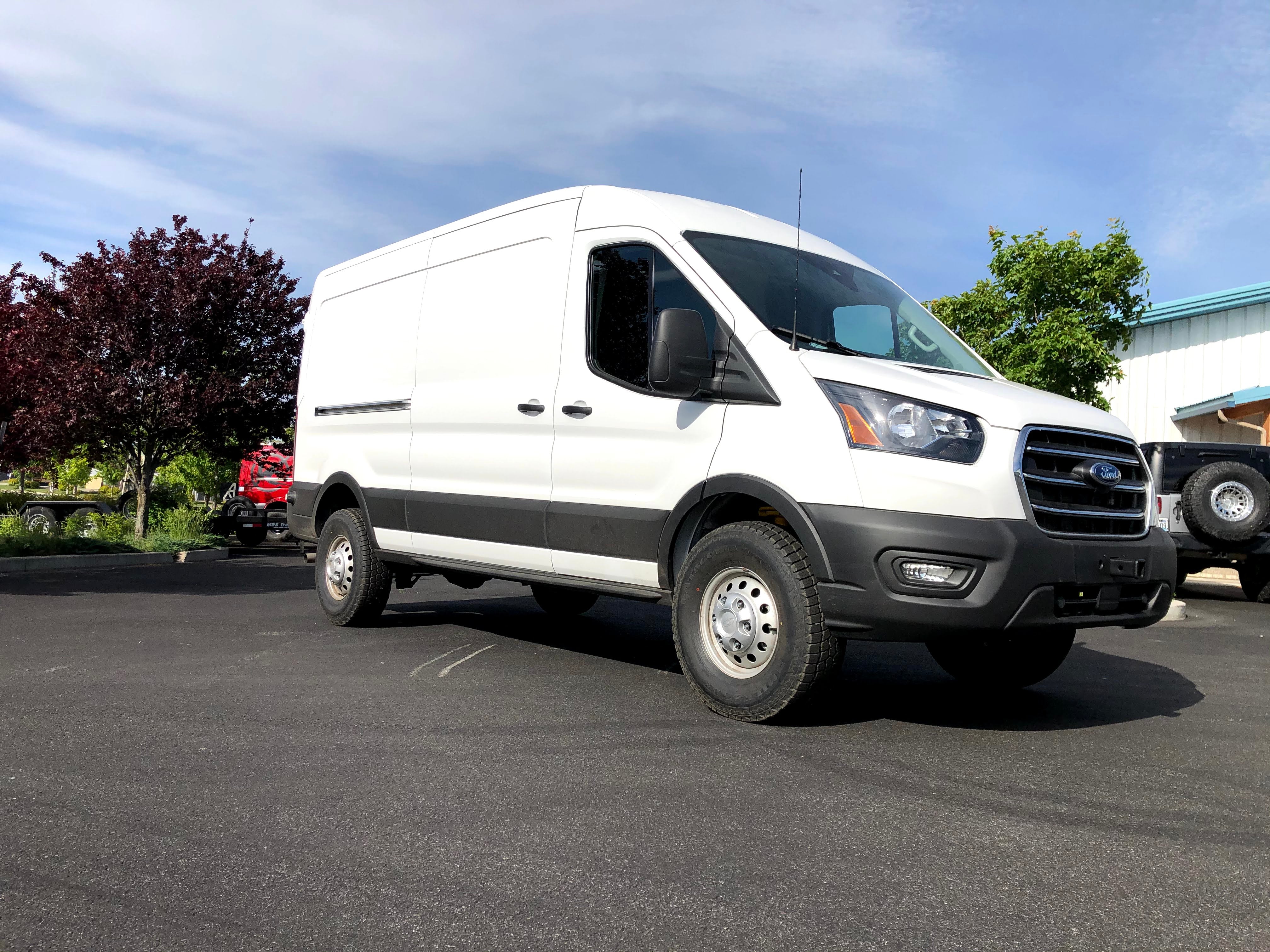 Van Compass Topo 2.0 Front and Rear Lift Kit for Ford Transit (2015–Up) – 2" Suspension System