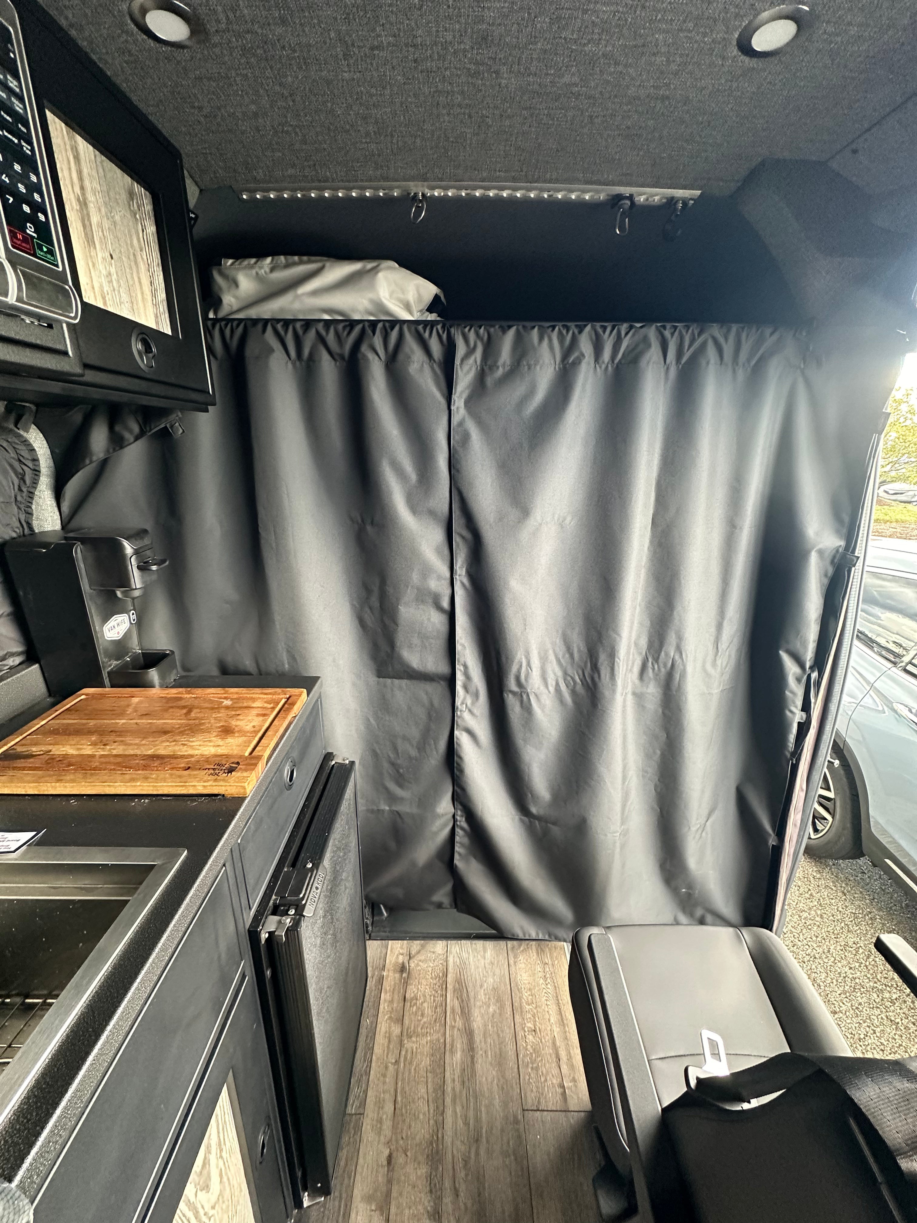 Van Wife Components Stealth Blackout Curtain – Black Van Privacy Curtain