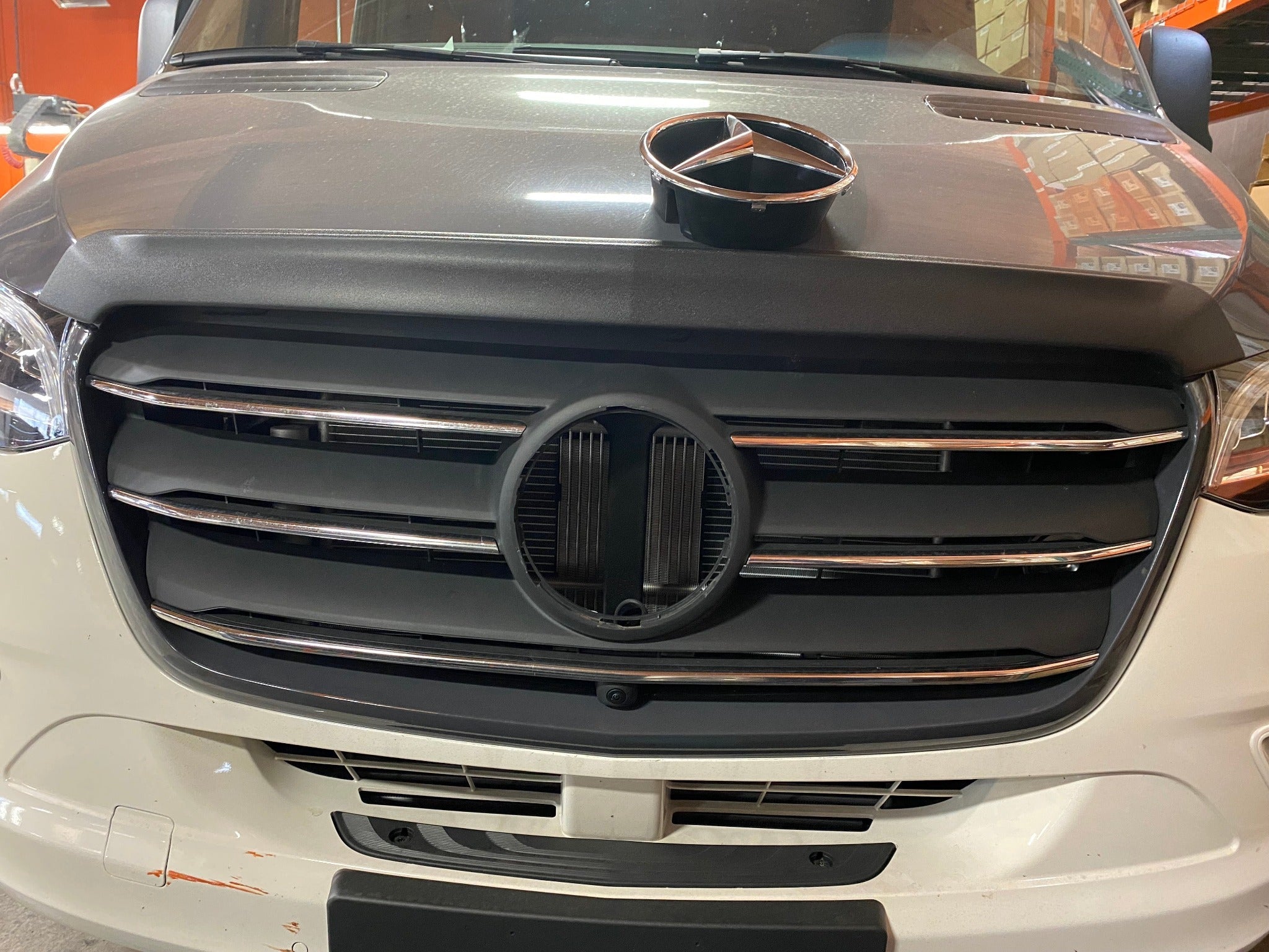 LED Grille Emblem for Mercedes Sprinter 907 – Illuminated Star for Chrome Grille (2019+)