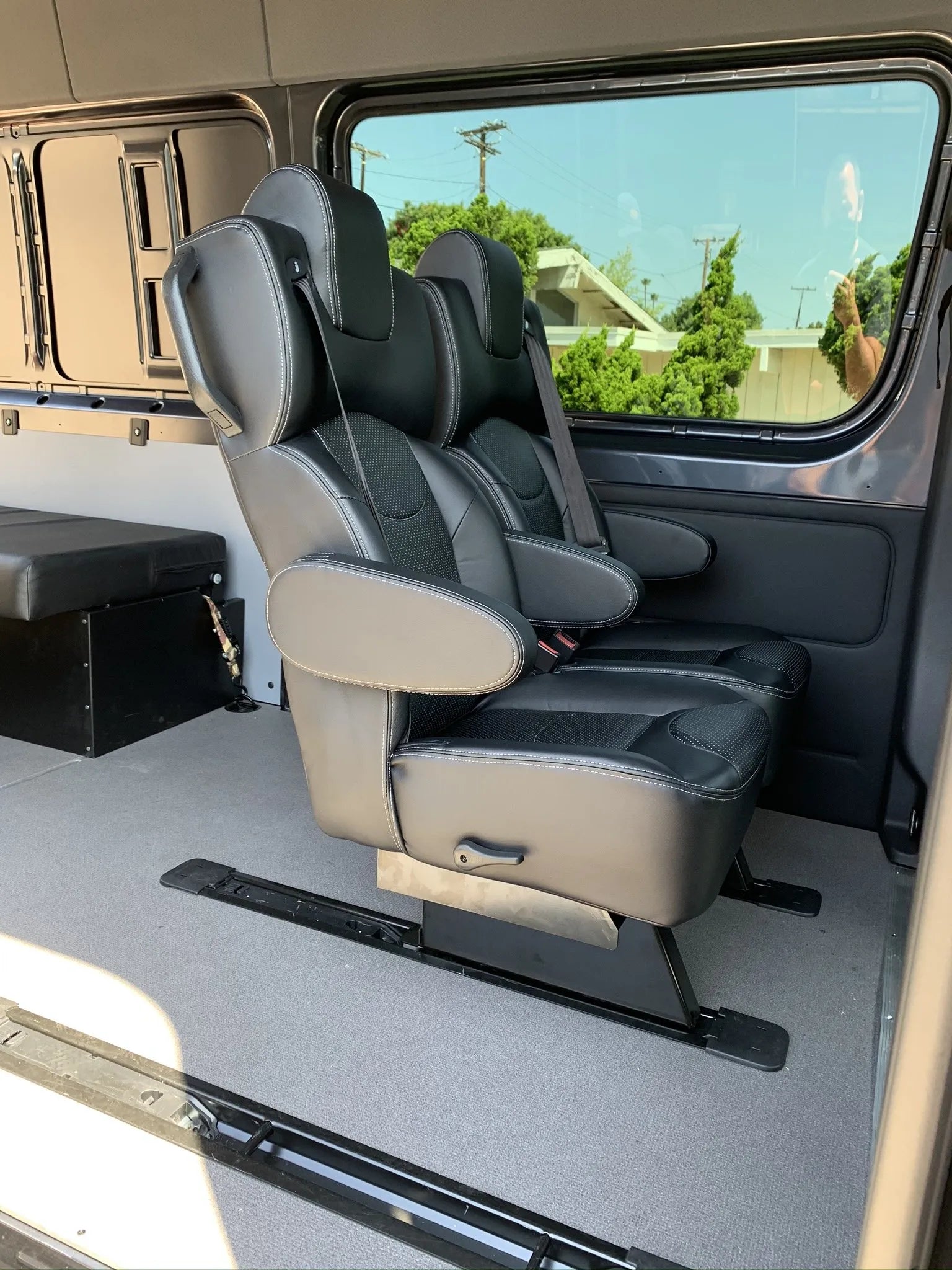 JMG Systems Sprinter Bolt-On Seat – OEM Track Compatible