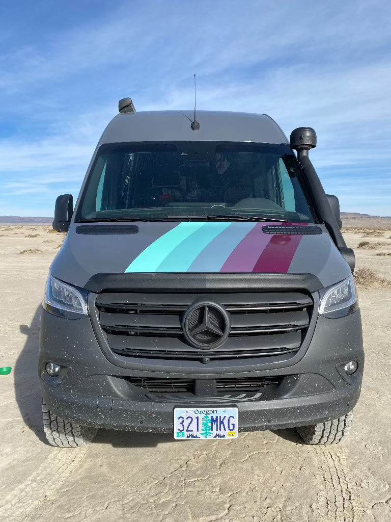 Aero Hood Spoiler for Mercedes Sprinter 907 (2019–2026+) – Hood Paint Protection & Debris Deflector