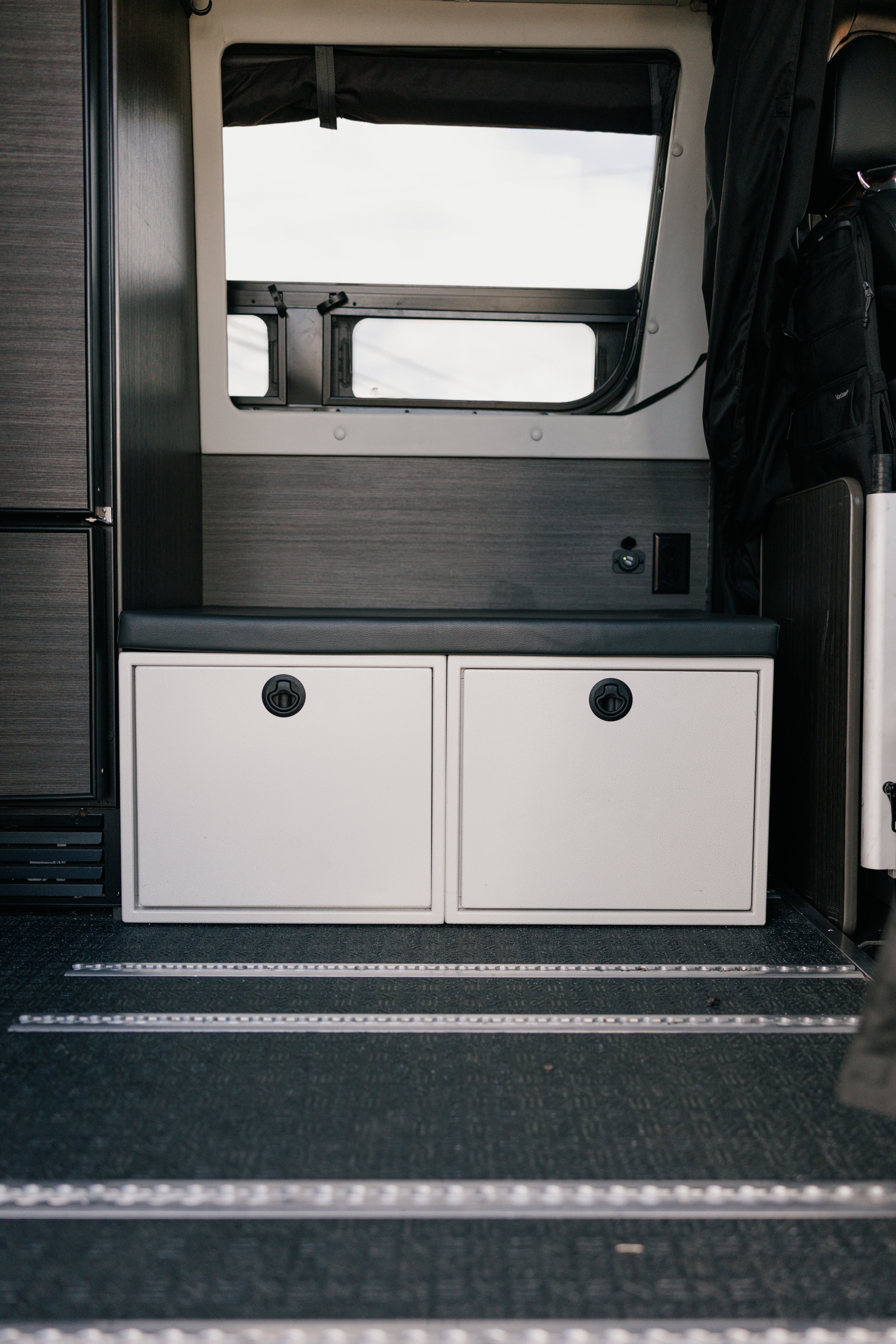 Van Wife Components Single Drawer Cabinet 22"x18"x15" – Powder Coated Aluminum Van Cabinet