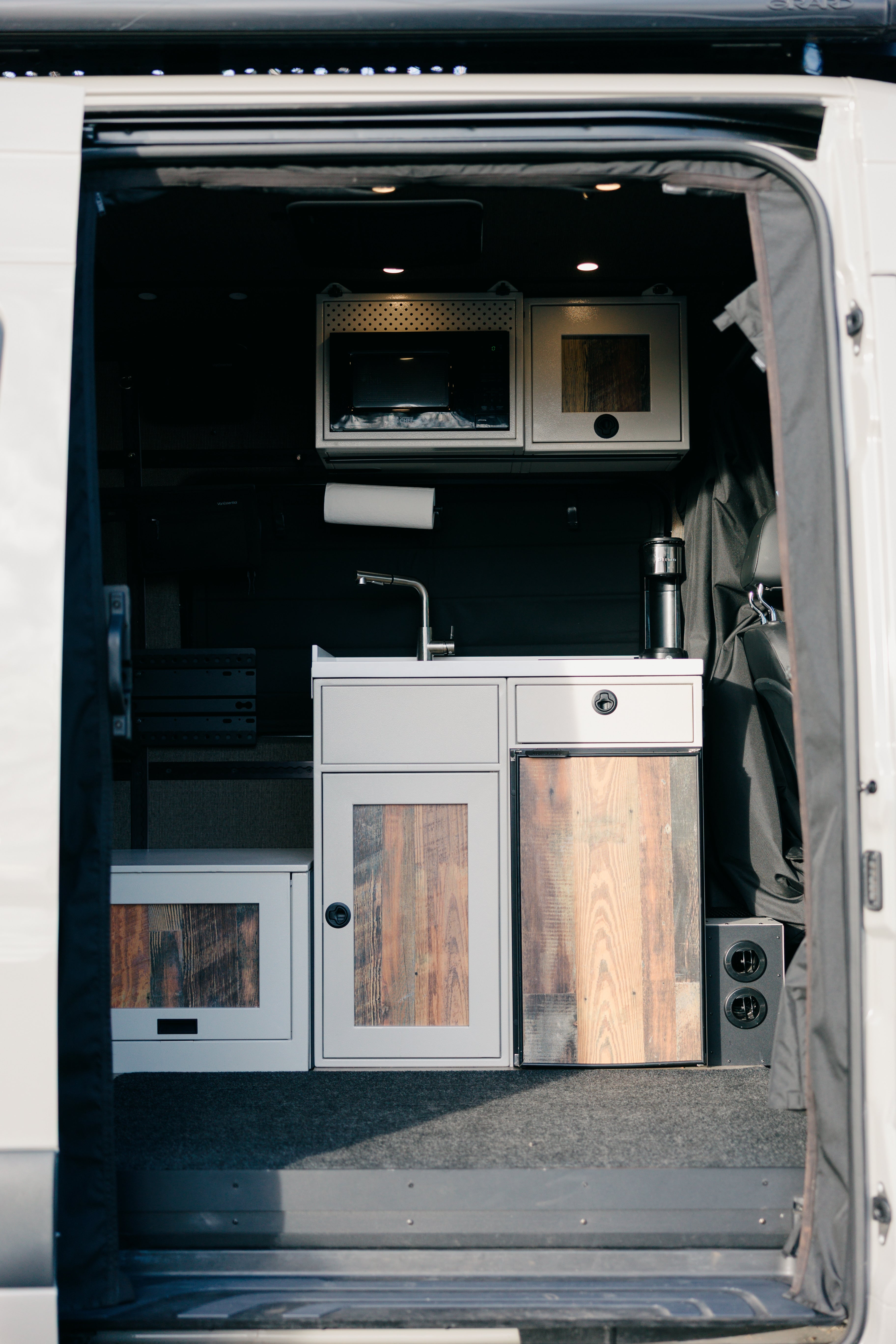 Van Wife Components 18" Fridge Base Cabinet – Nova Kool R3100 Compatible (22"x18"x36")